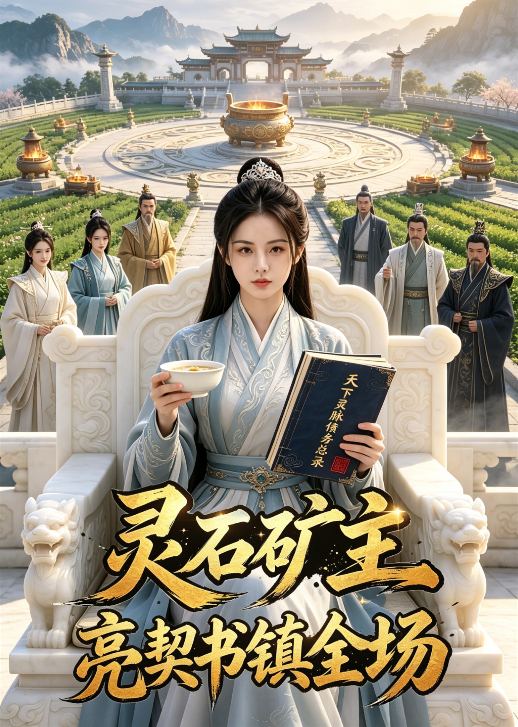 灵石矿主亮契书镇全场