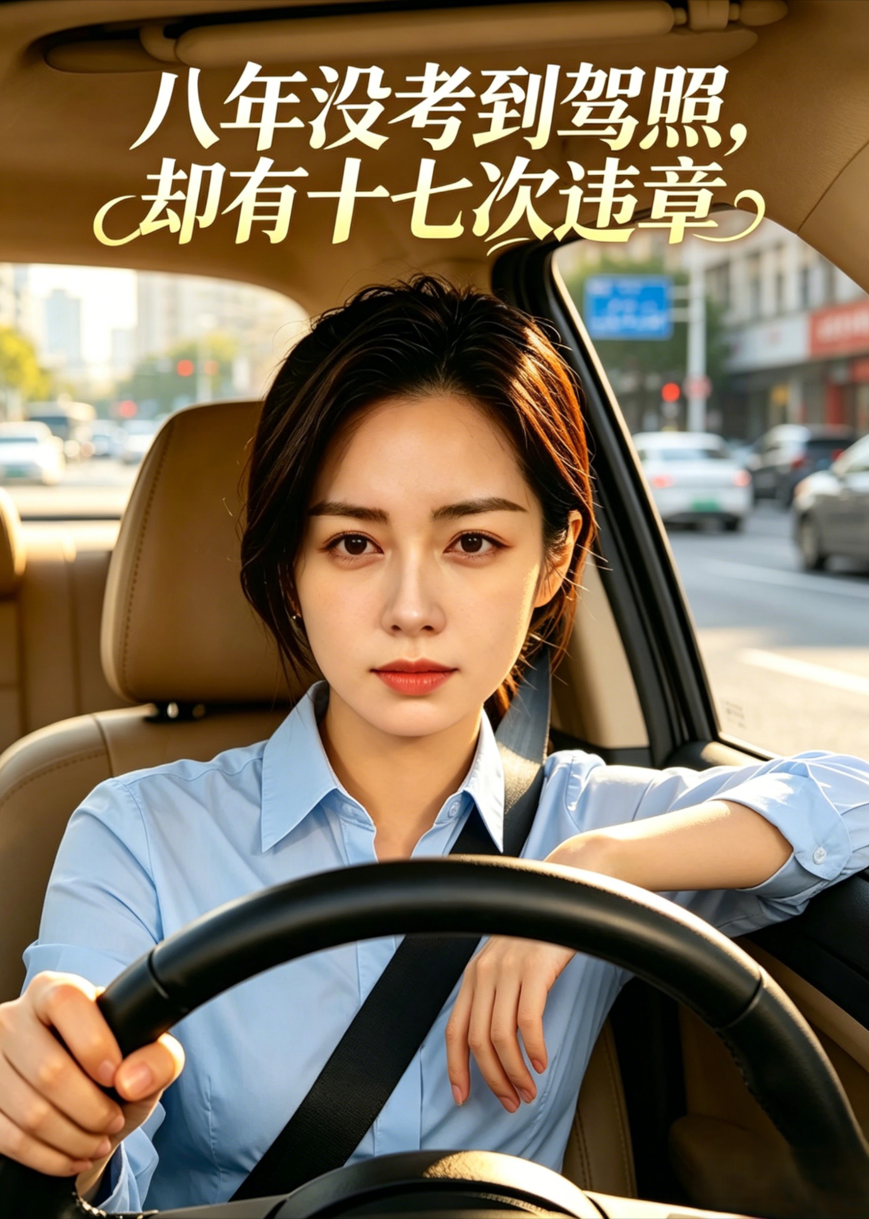 八年没考到驾照，却有十七次违章
