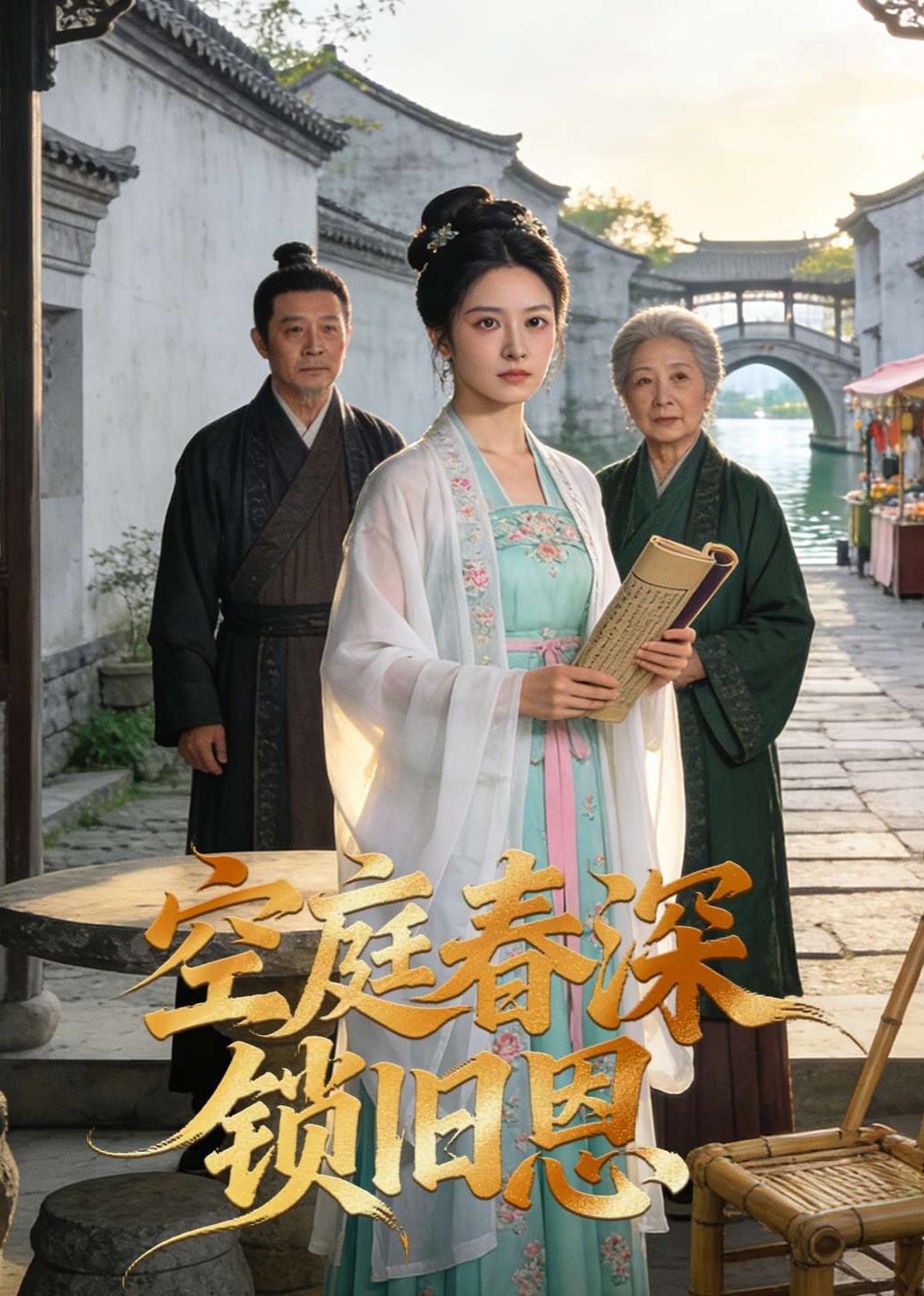 空庭春深锁旧恩