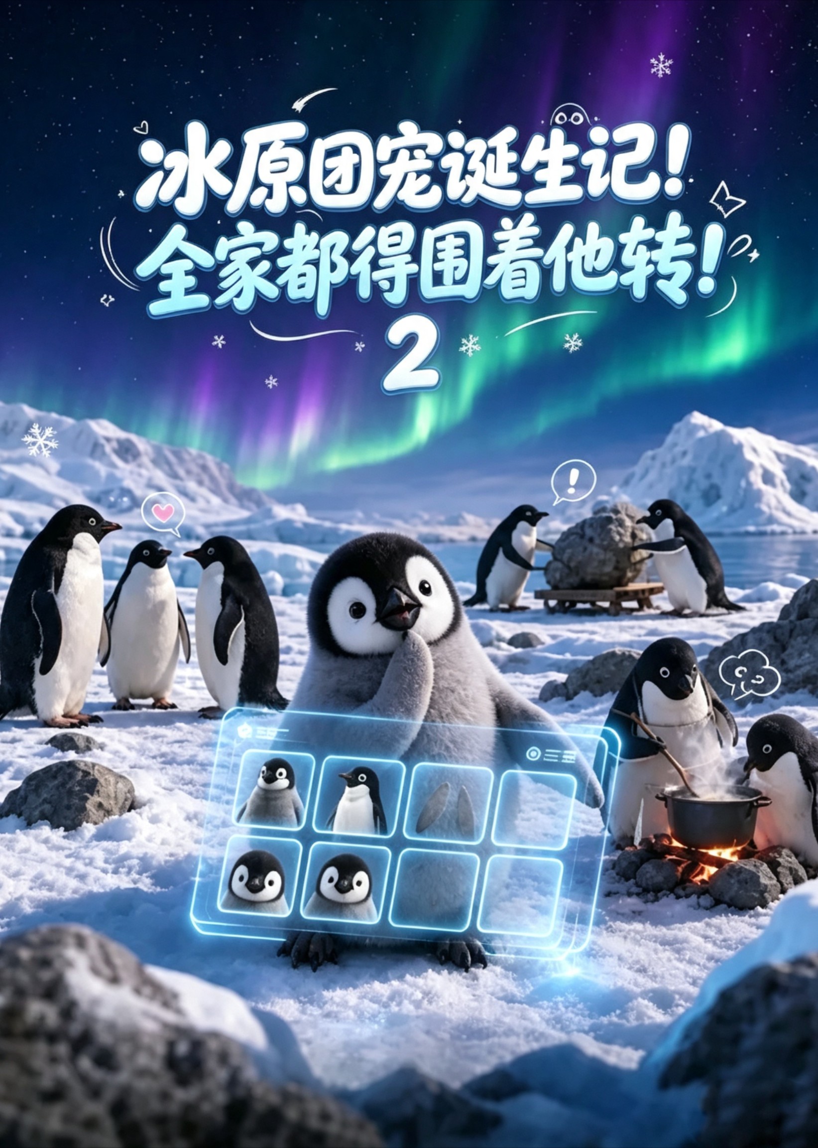 冰原团宠诞生记！全家都得围着他转！2