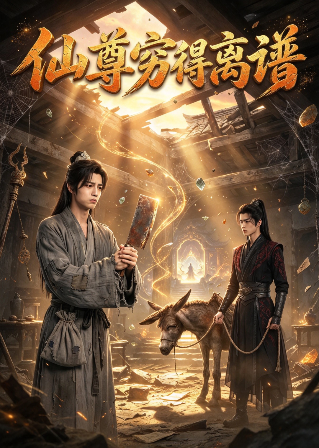 仙尊穷得离谱封面图