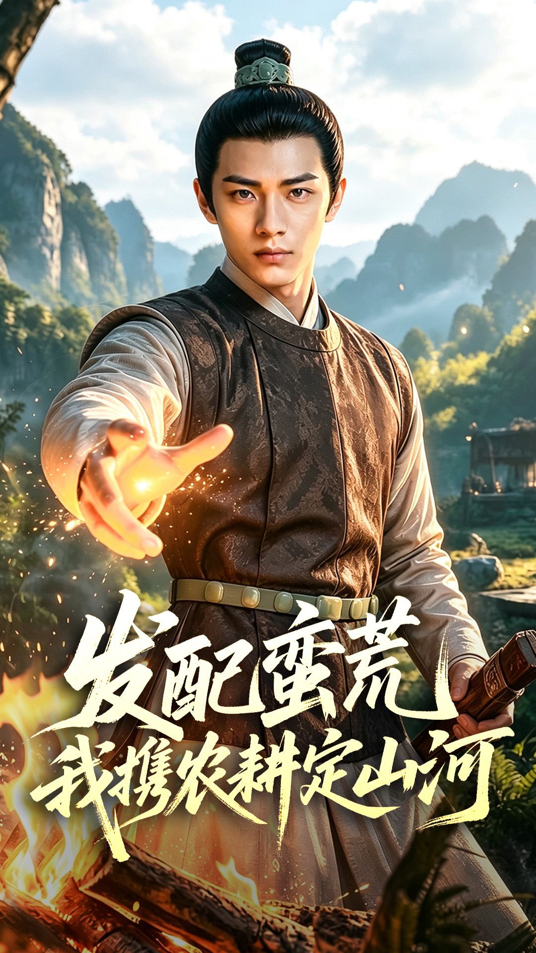 发配蛮荒我携农耕定山河封面图
