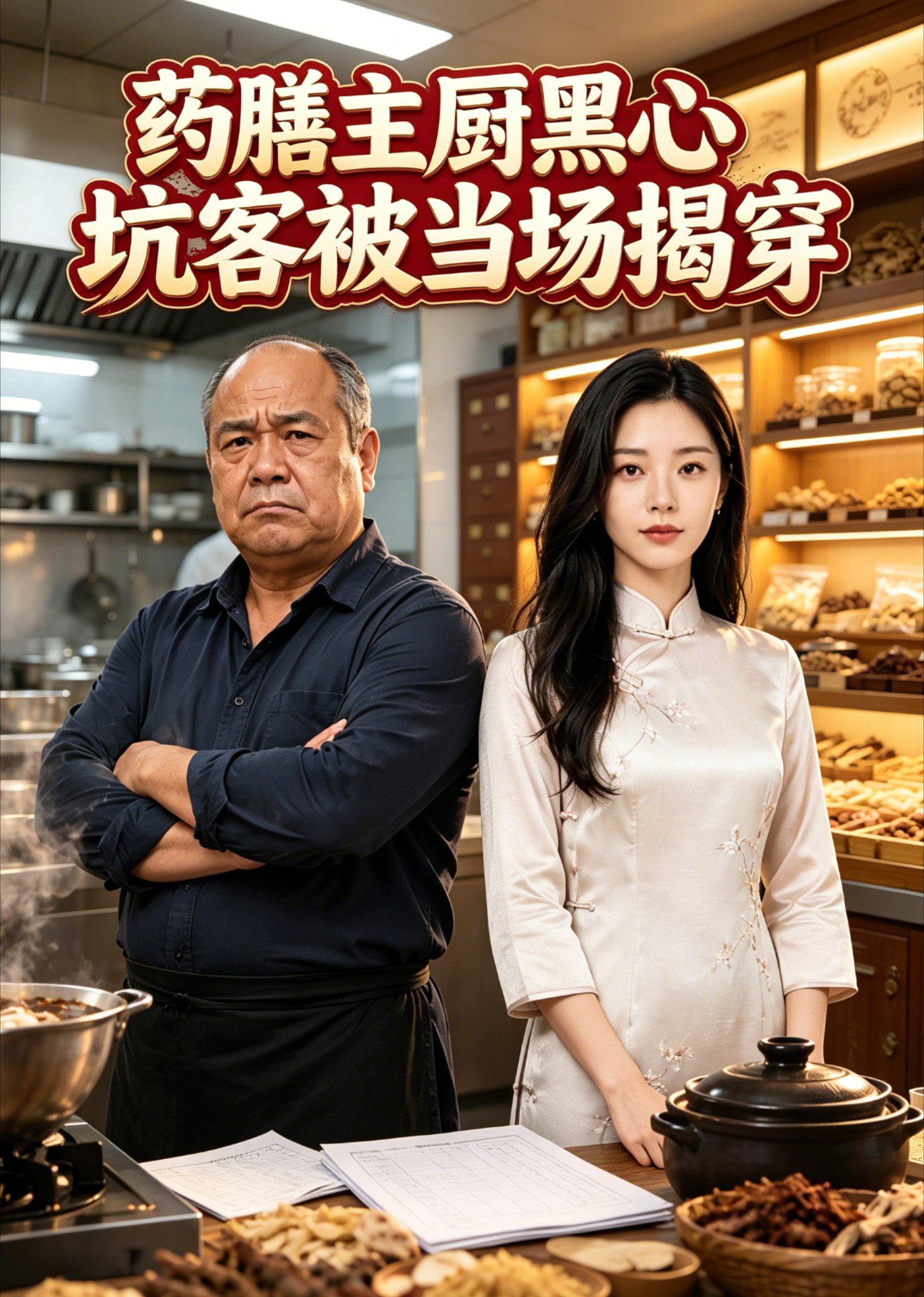 药膳主厨黑心坑客被当场揭穿