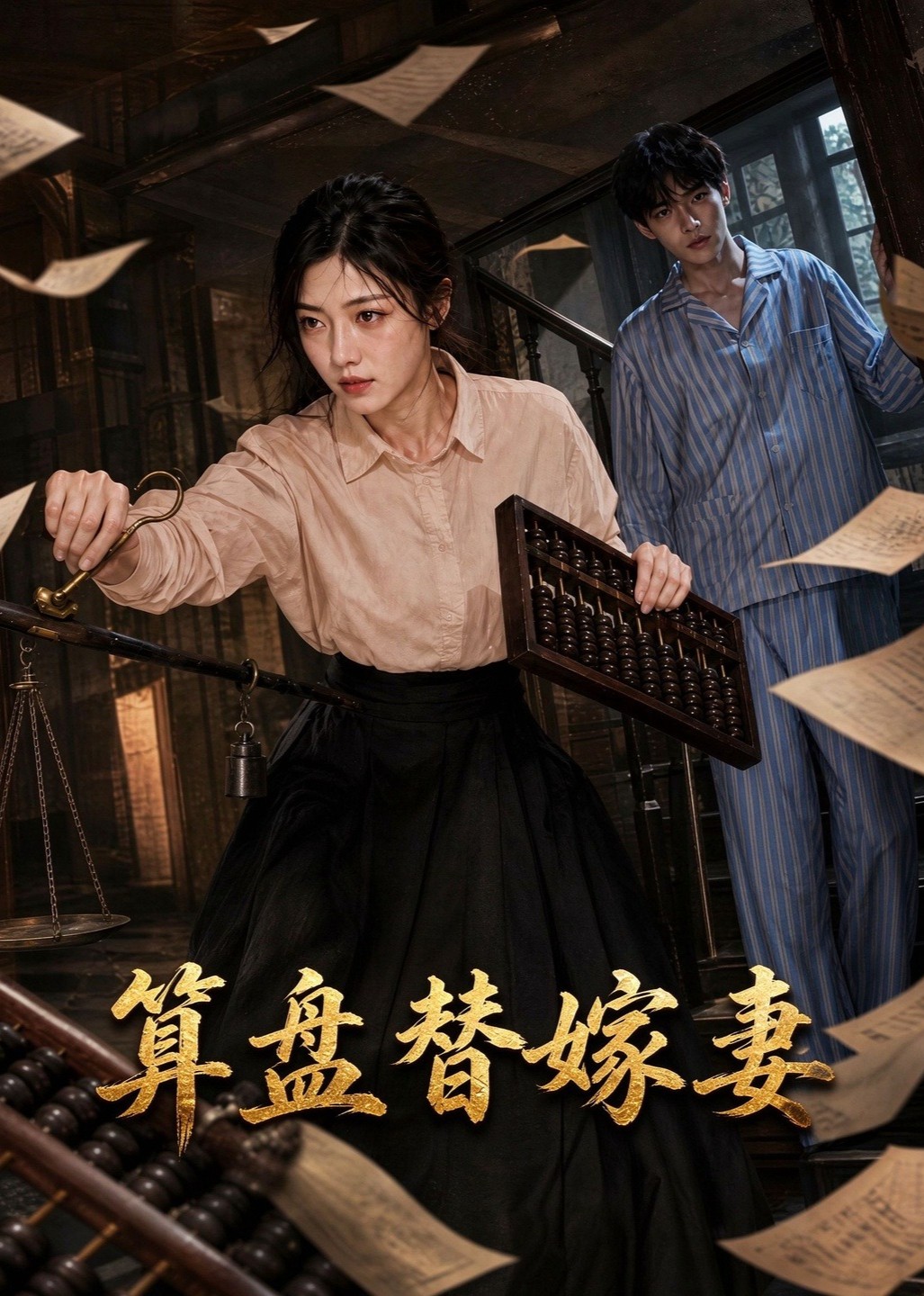 算盘替嫁妻封面图