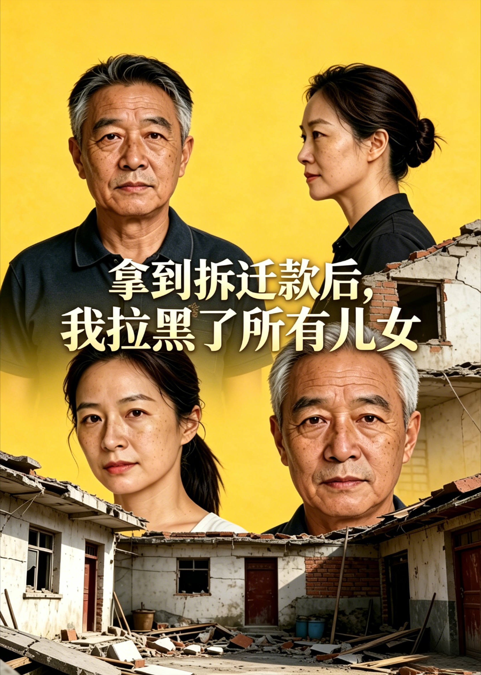 拿到拆迁款后，我拉黑了所有儿女