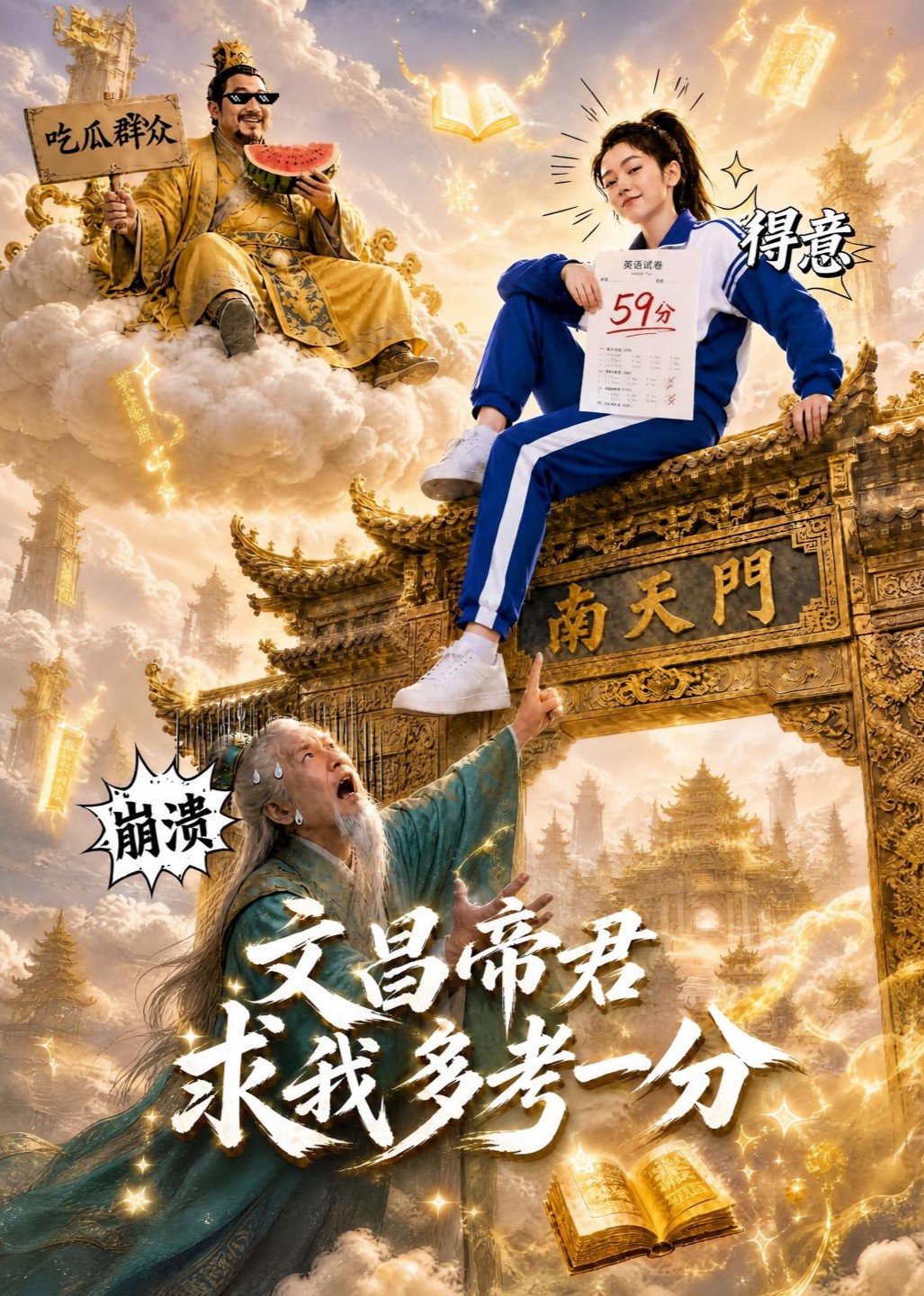 文昌帝君求我多考一分封面图