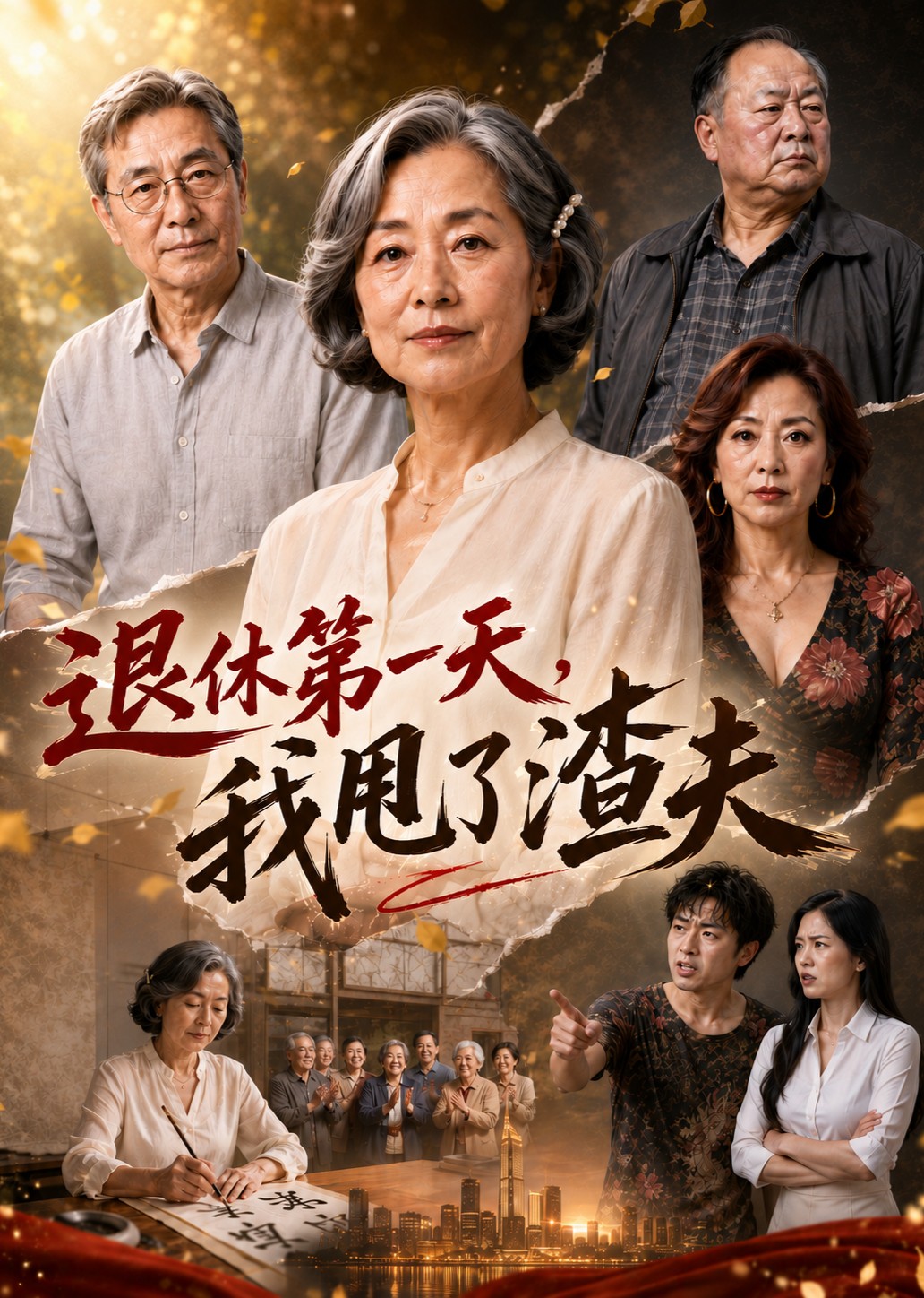 退休第一天，我甩了渣夫