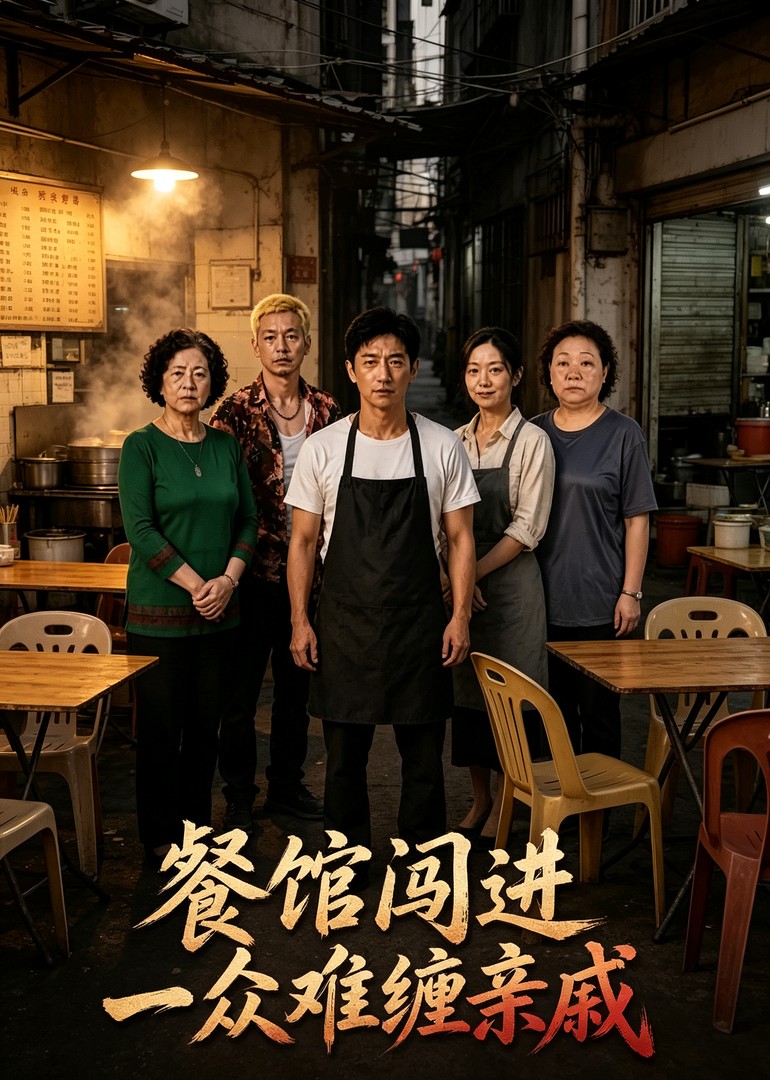 餐馆闯进一众难缠亲戚