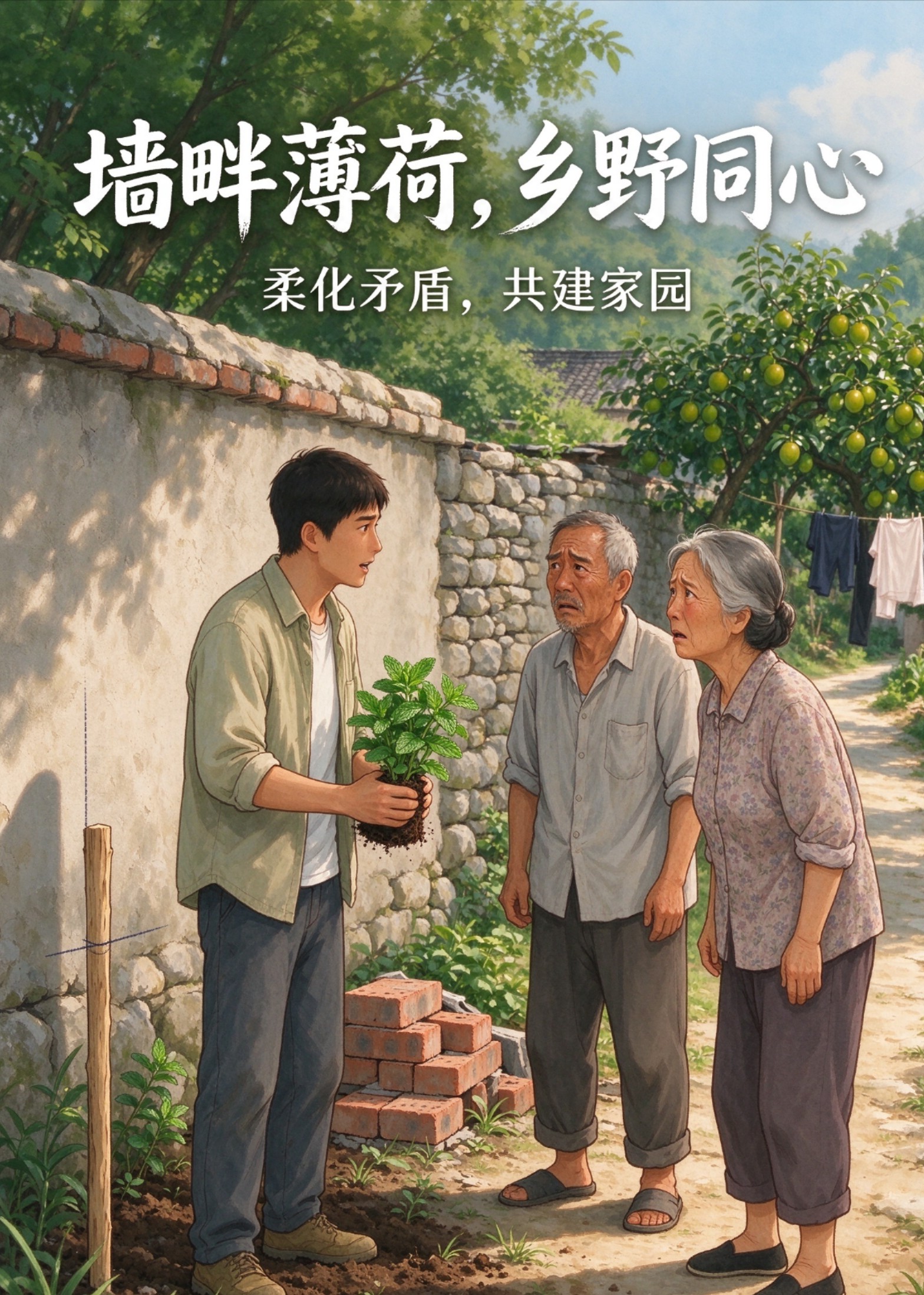墙畔薄荷，乡野同心封面图
