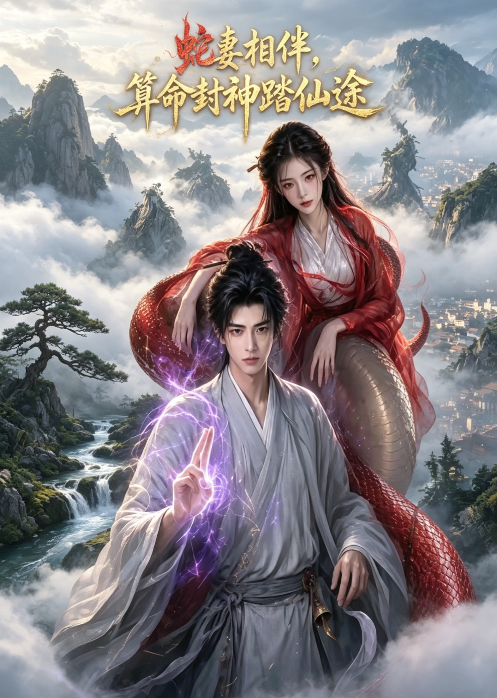 蛇妻相伴，算命封神踏仙途