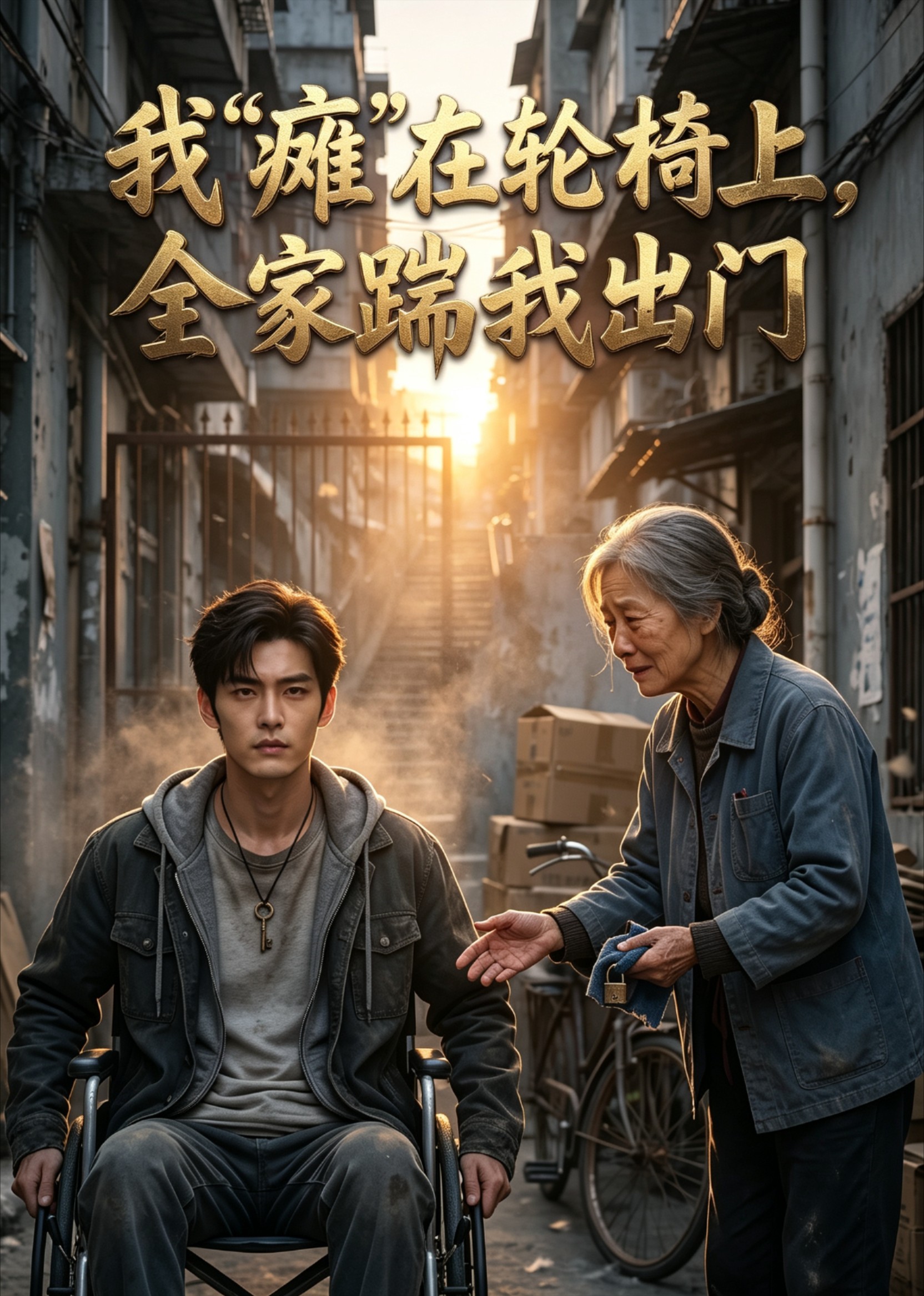 我“瘫”在轮椅上，全家踹我出门