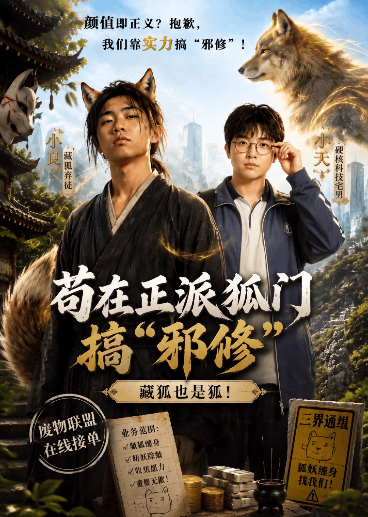 苟在正派狐门搞“邪修”藏狐也是狐！封面图
