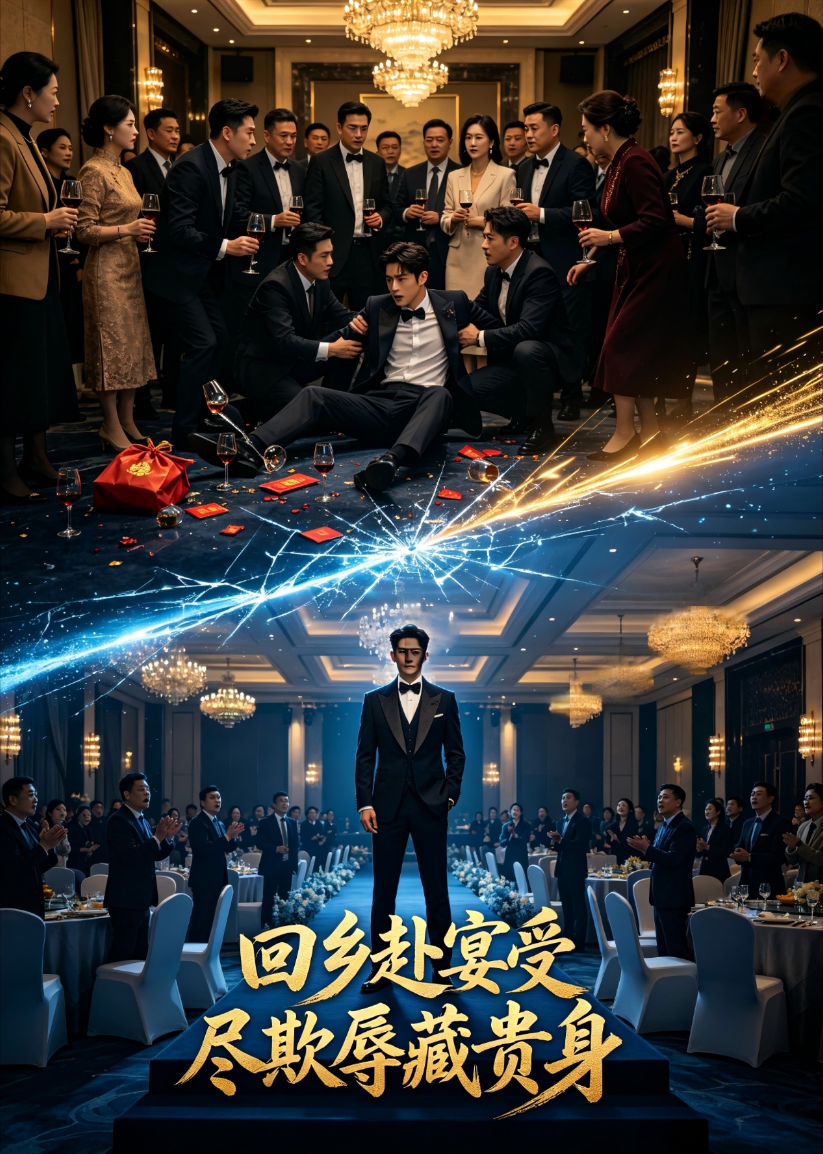 回乡赴宴受尽欺辱藏贵身