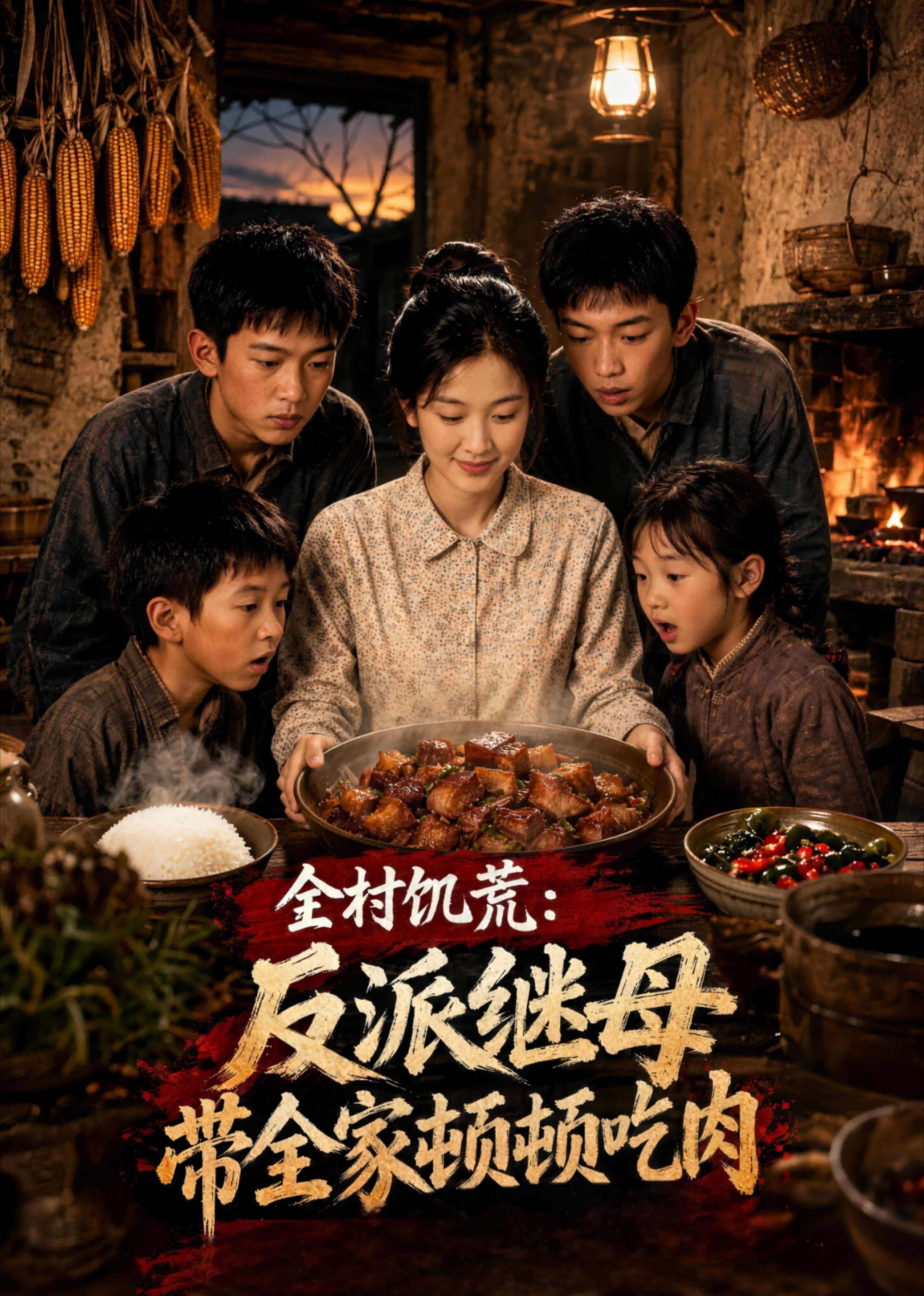 全村饥荒：反派继母带全家顿顿吃肉