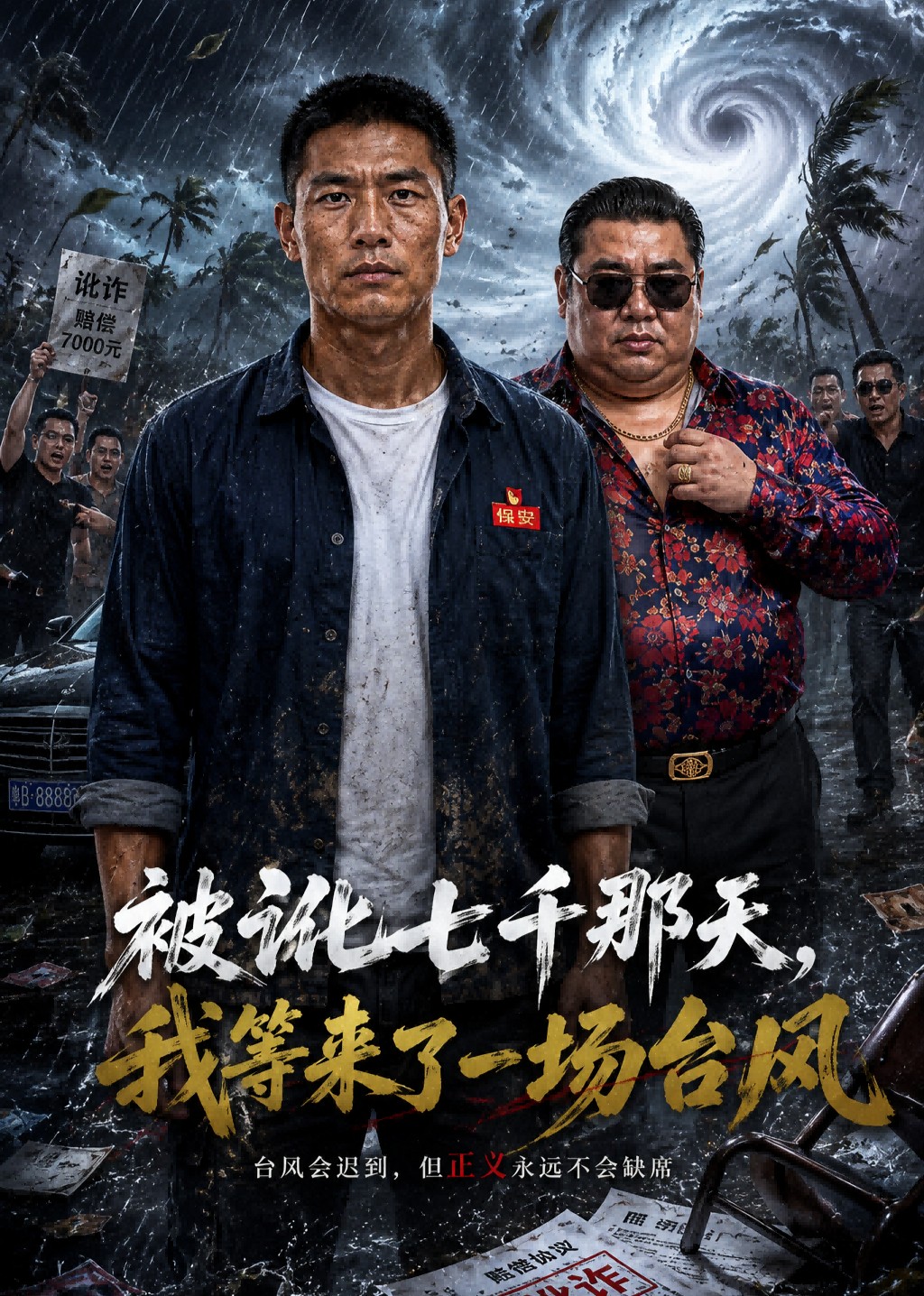 被讹七千那天,我等来了一场台风