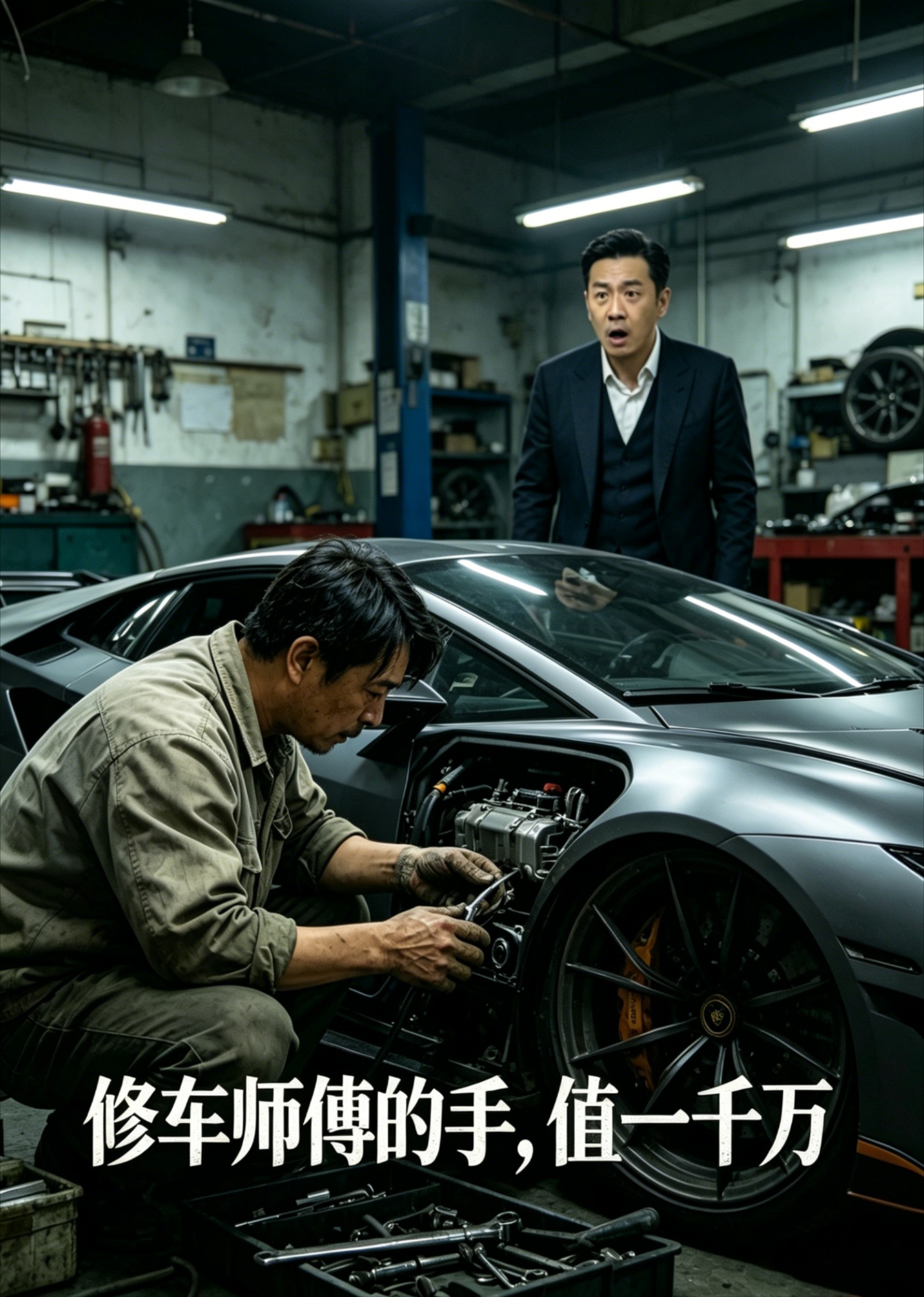 修车师傅的手，值一千万