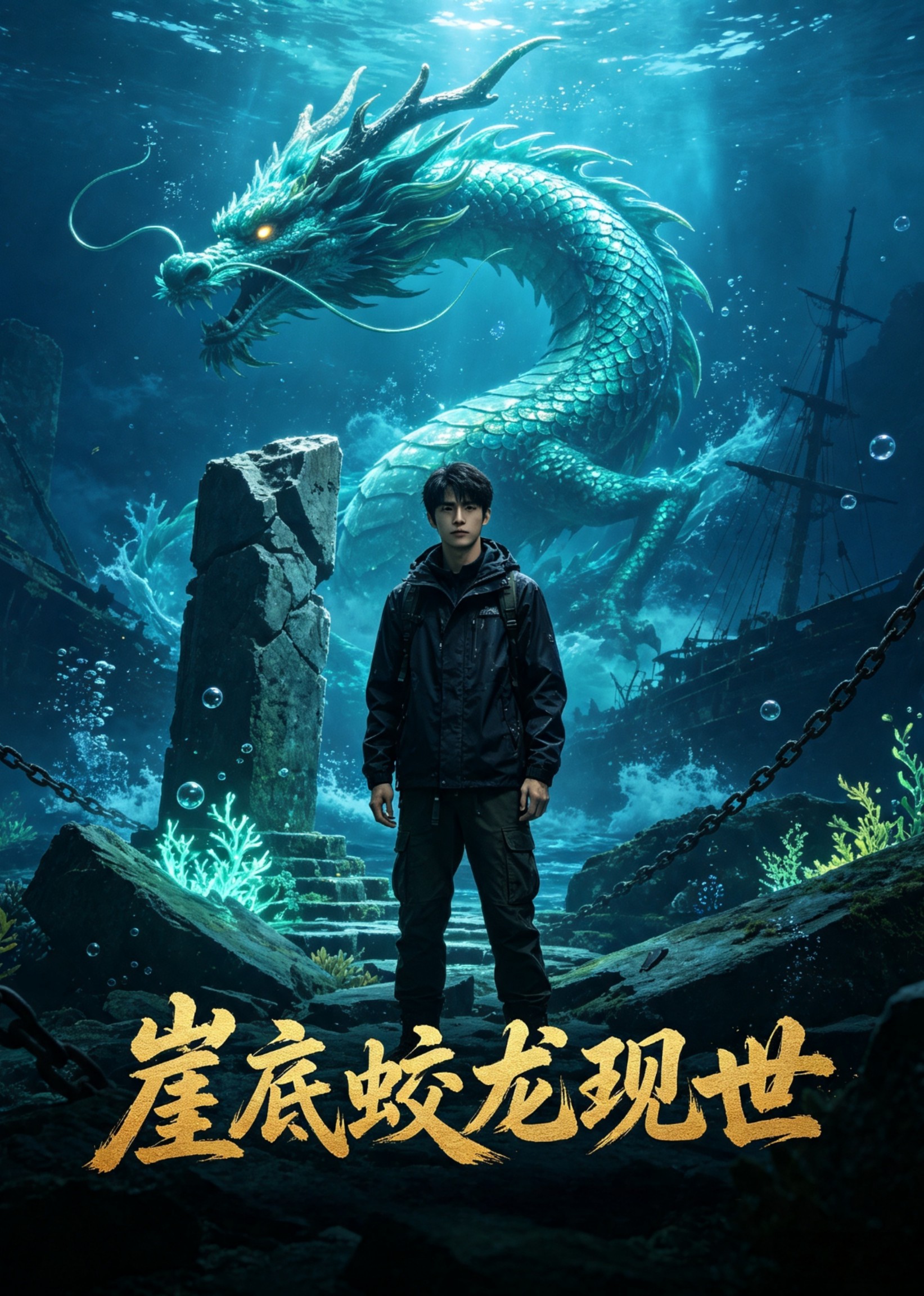 崖底蛟龙现世