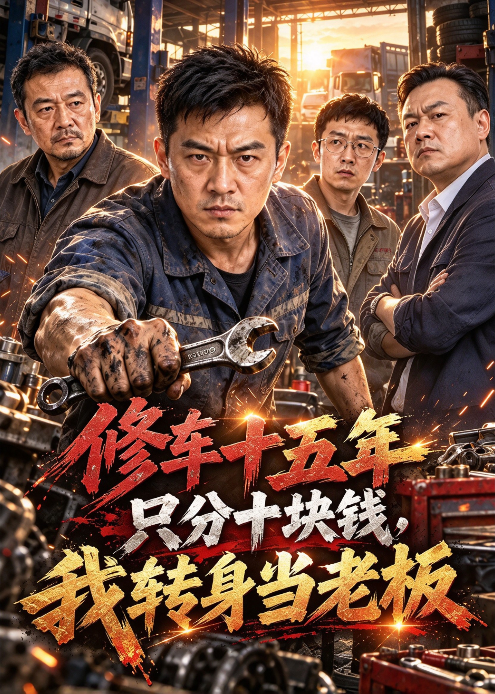 修车十五年只分十块钱，我转身当老板封面图