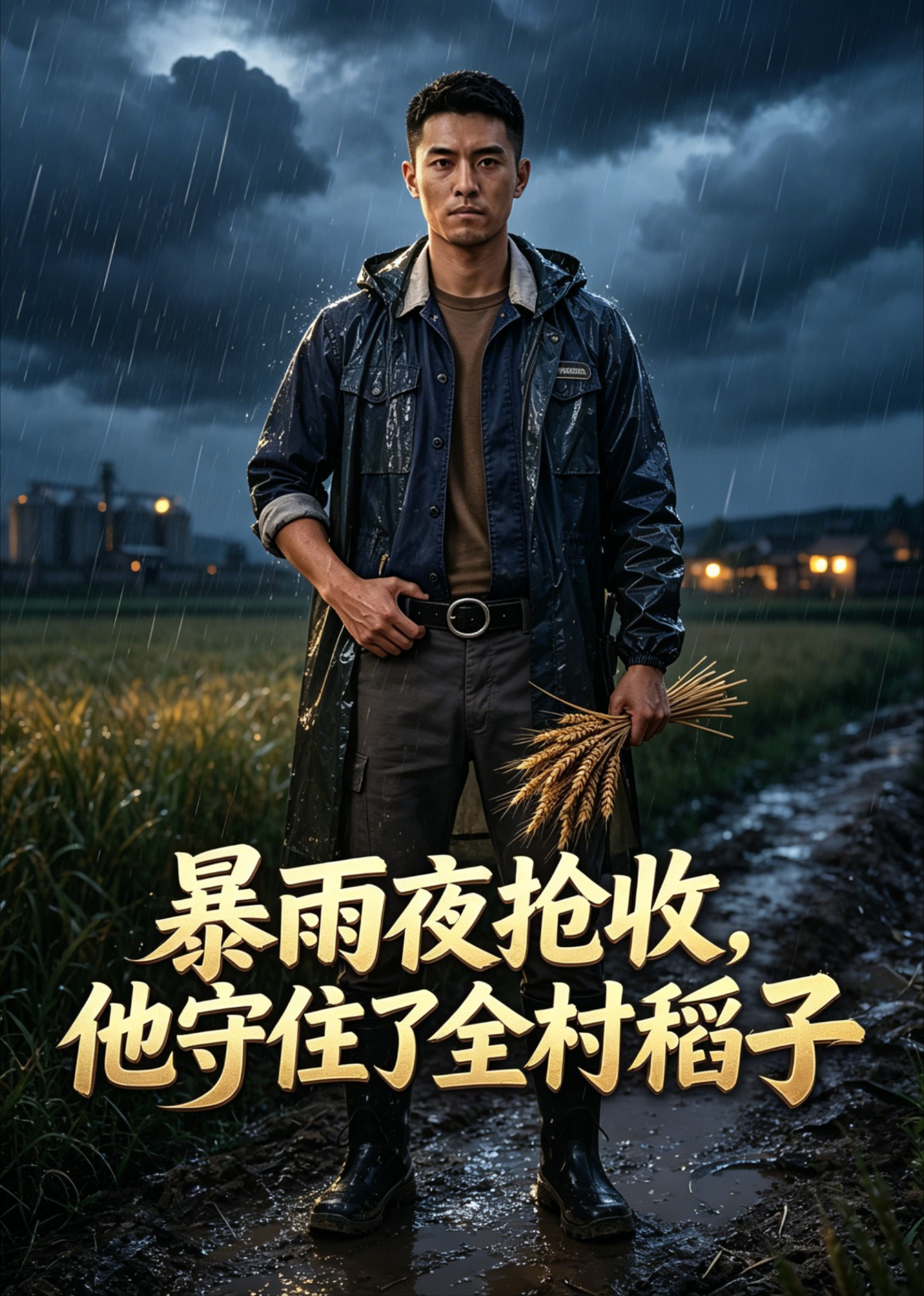 暴雨夜抢收，他守住了全村稻子