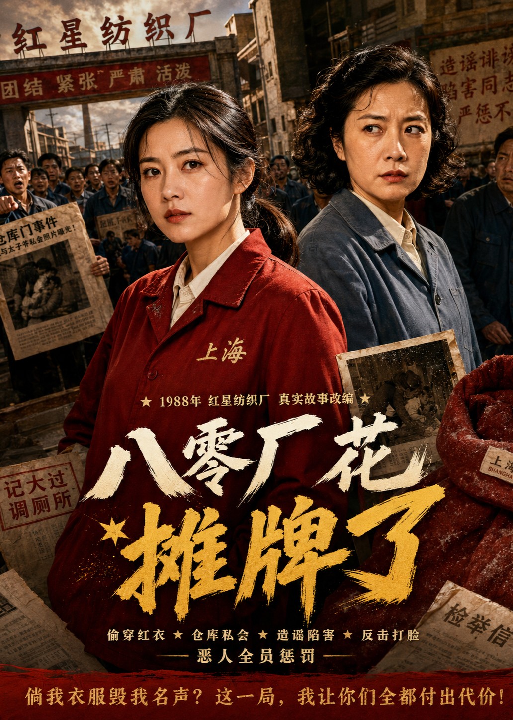 八零厂花摊牌了
