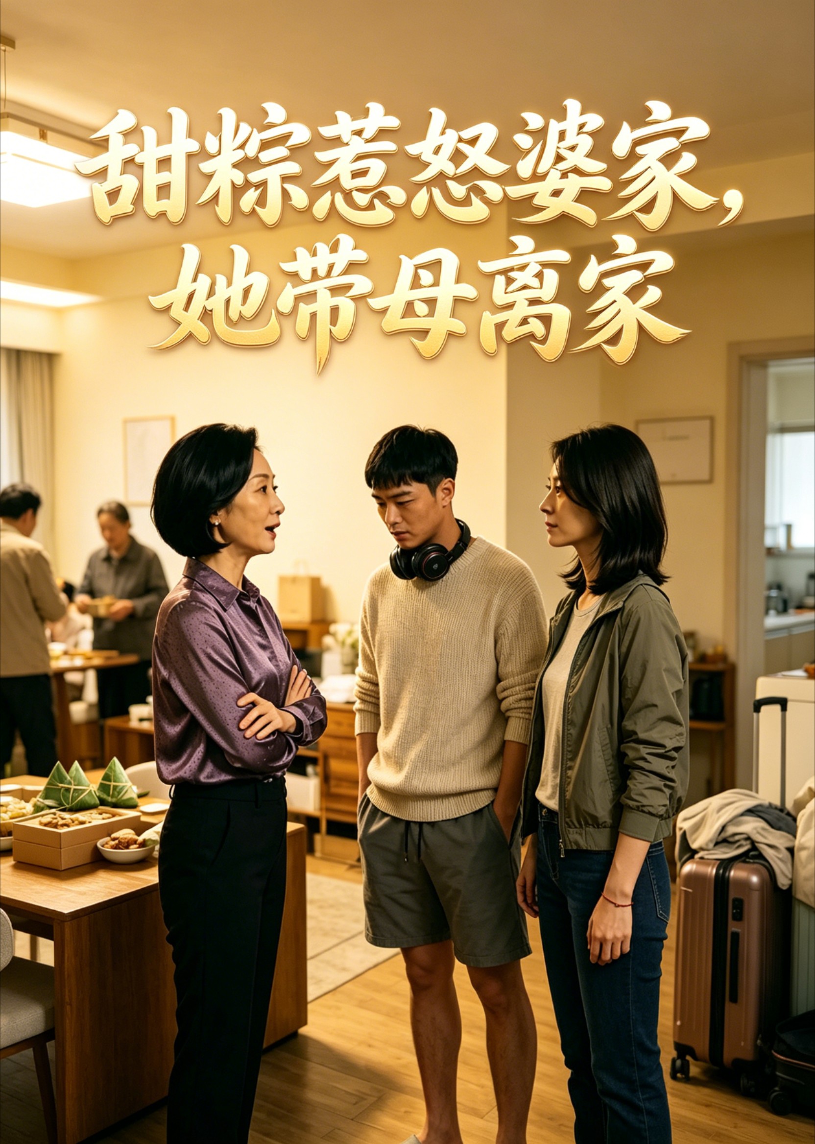 甜粽惹怒婆家，她带母离家