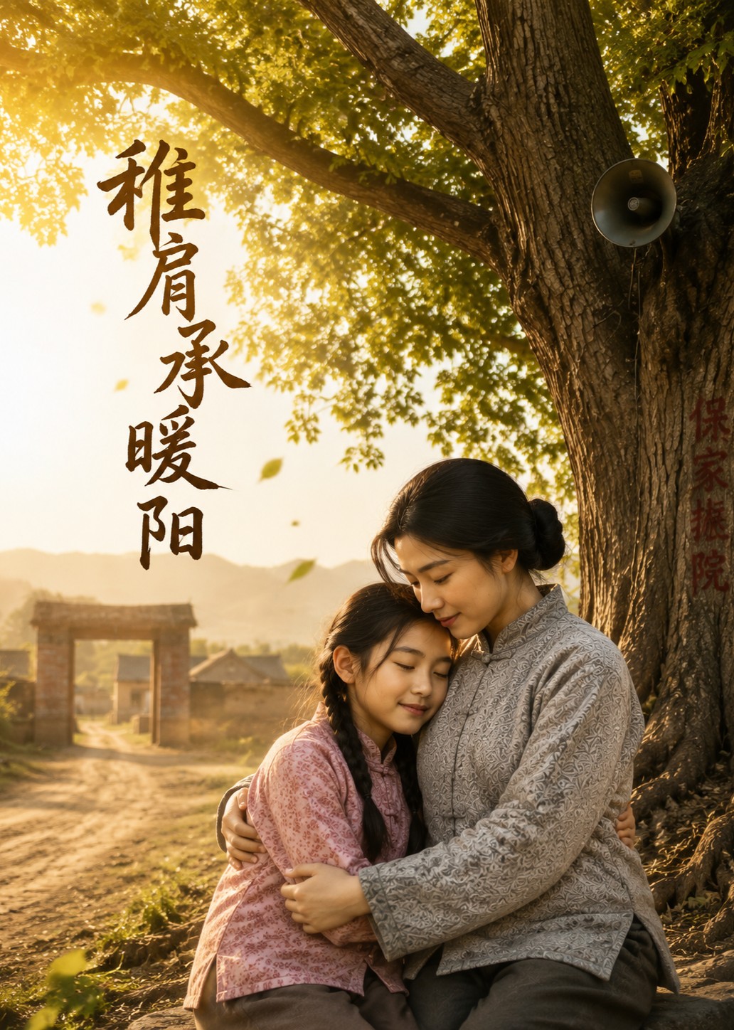 稚肩承暖阳