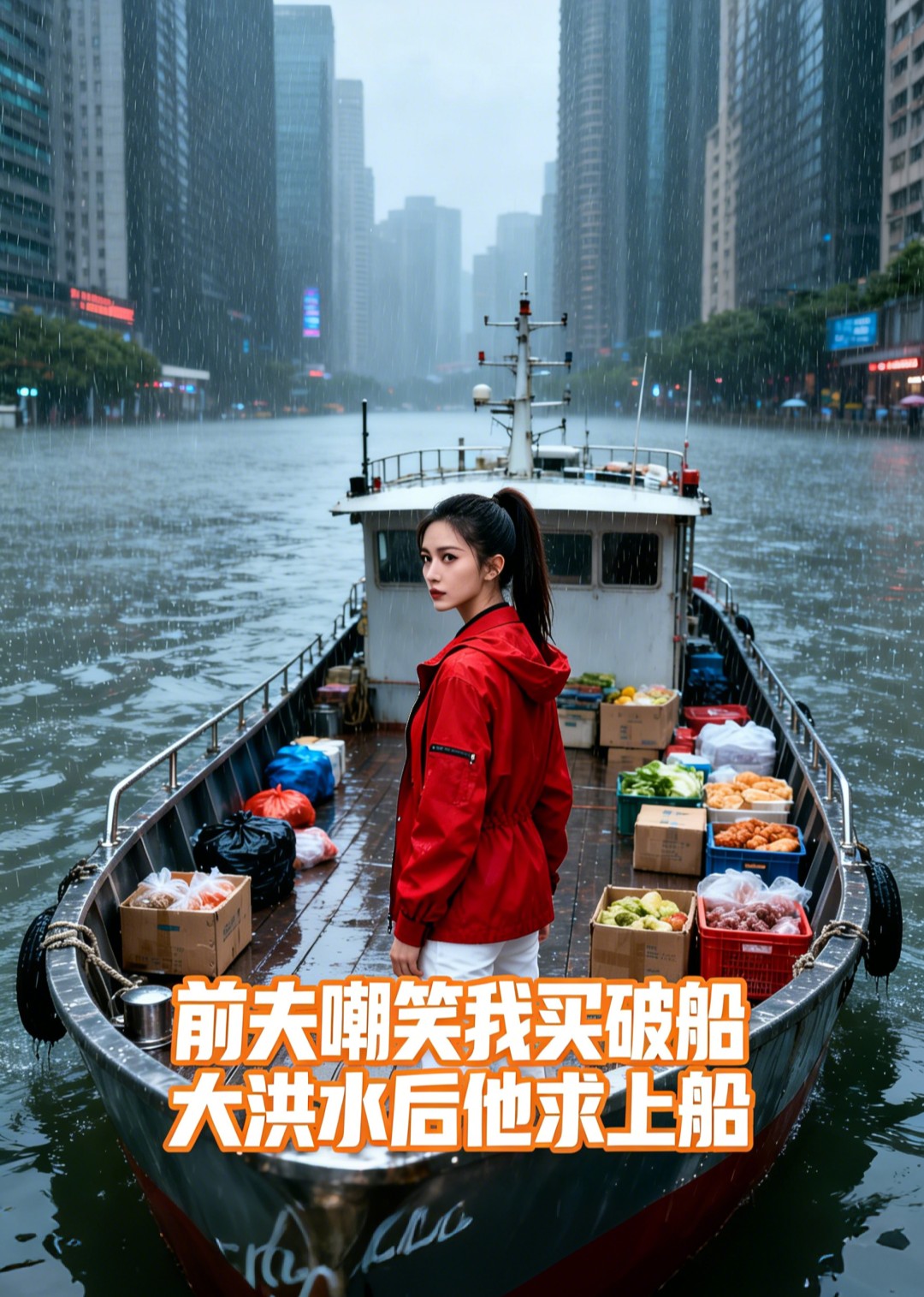 前夫嘲笑我买破船，大洪水后他求上船