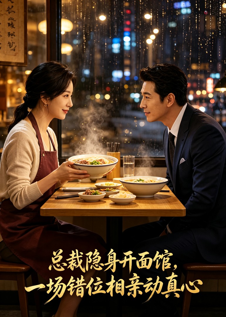 总裁隐身开面馆，一场错位相亲动真心封面图