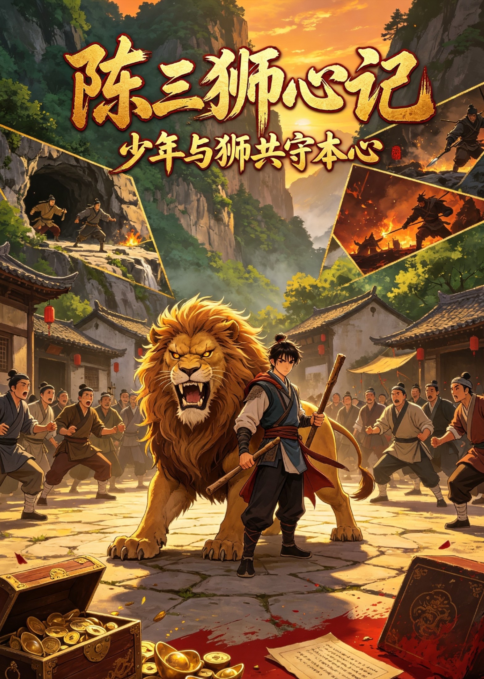 陈三狮心记封面图