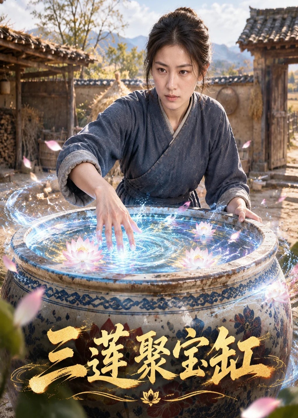 三莲聚宝缸 海报