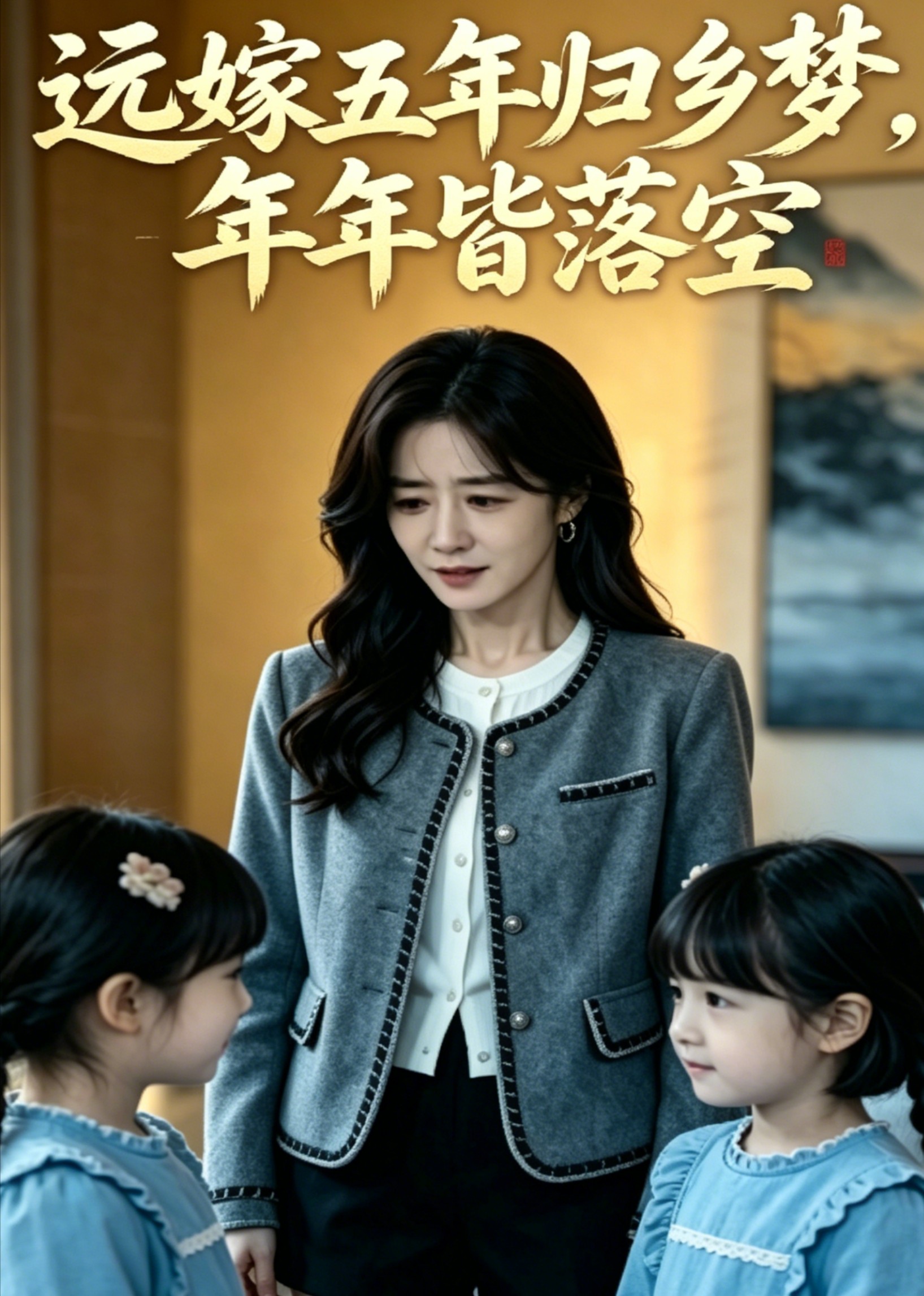 远嫁五年归乡梦，年年皆落空