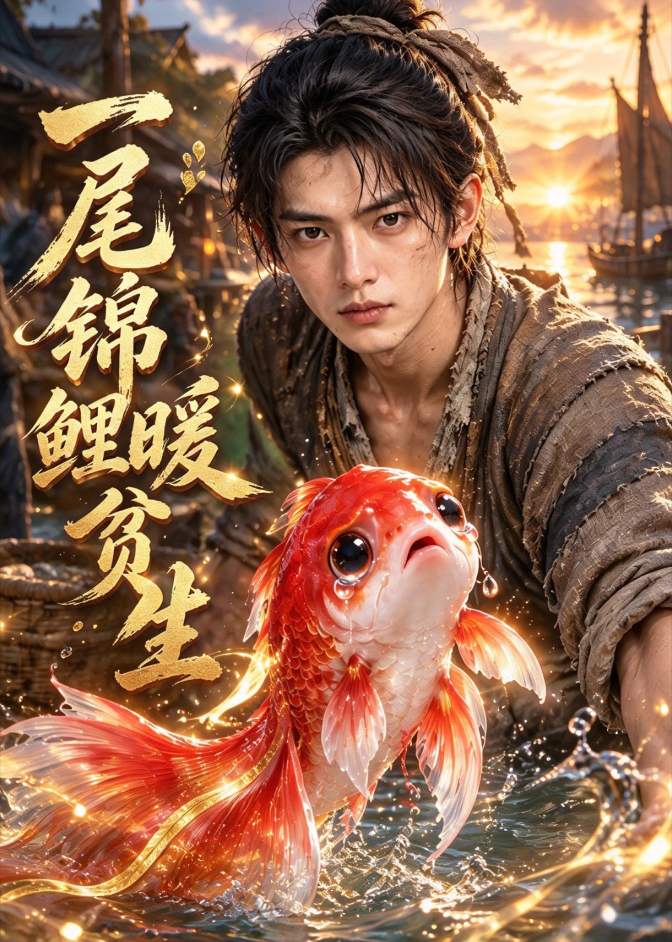 一尾锦鲤暖贫生