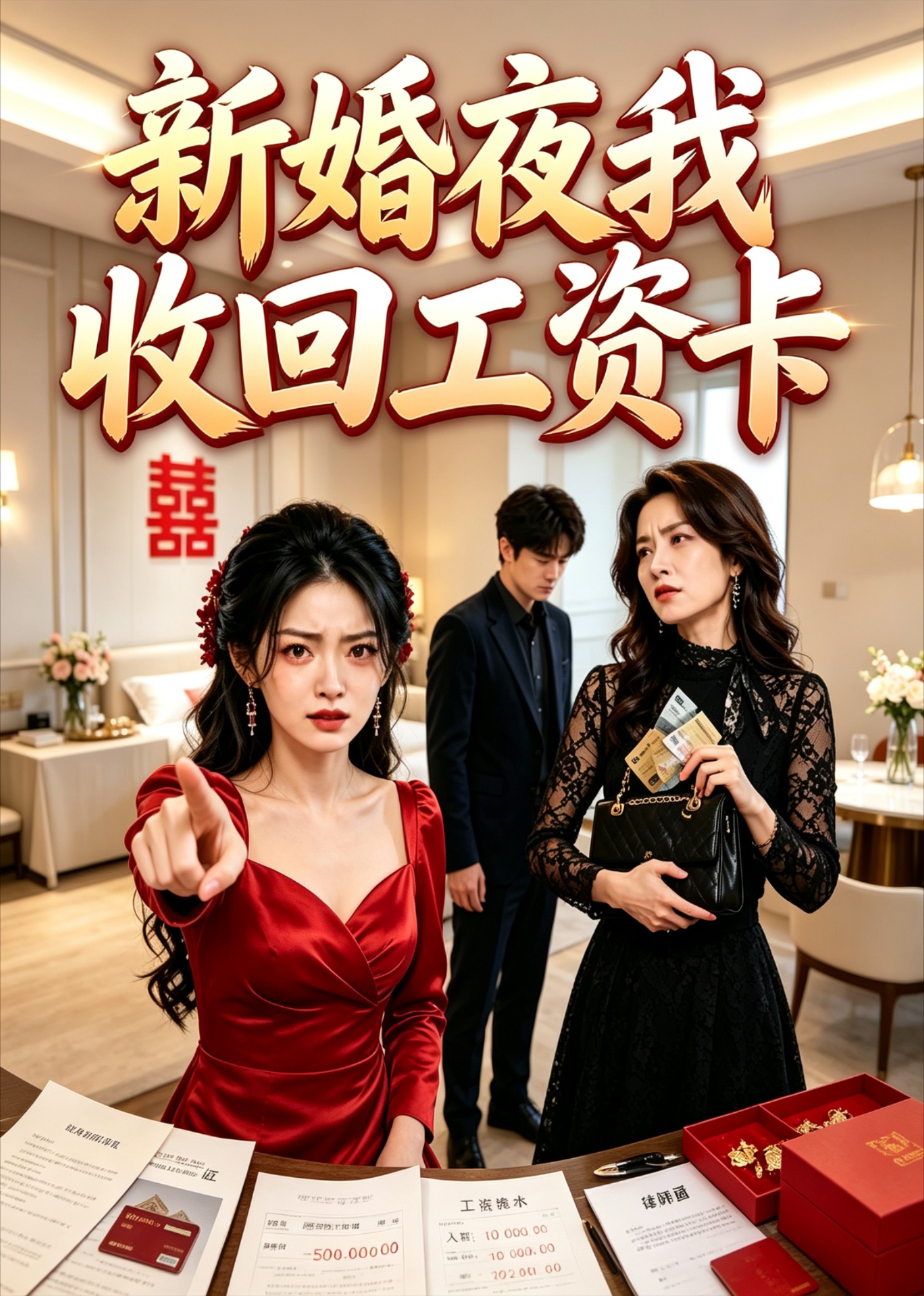 新婚夜我收回工资卡