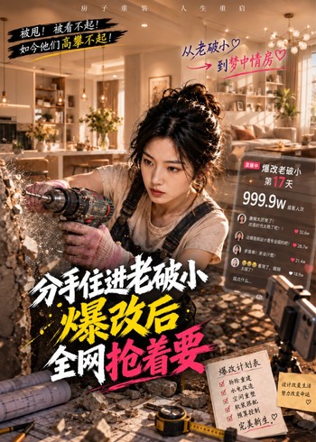 分手住进老破小，爆改后全网抢着要