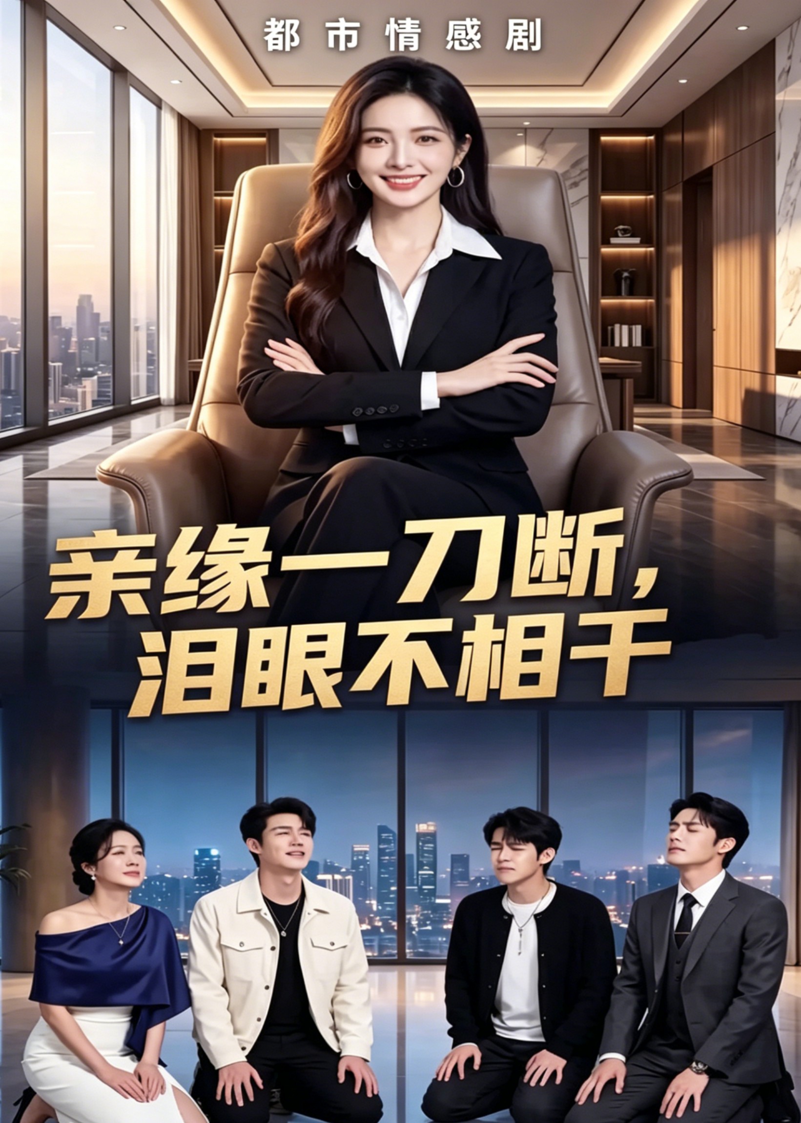 亲缘一刀断，泪眼不相干