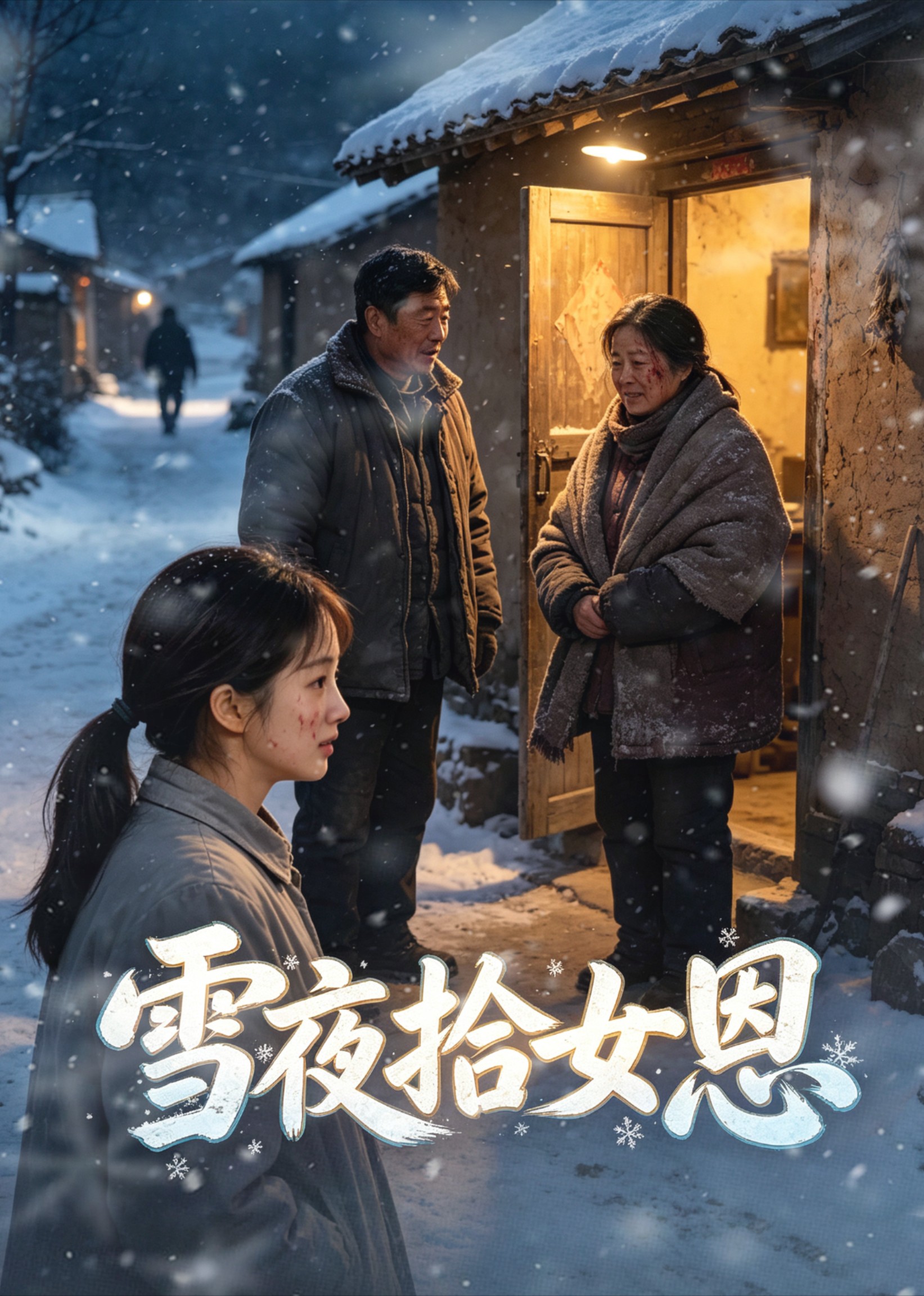 雪夜拾女恩