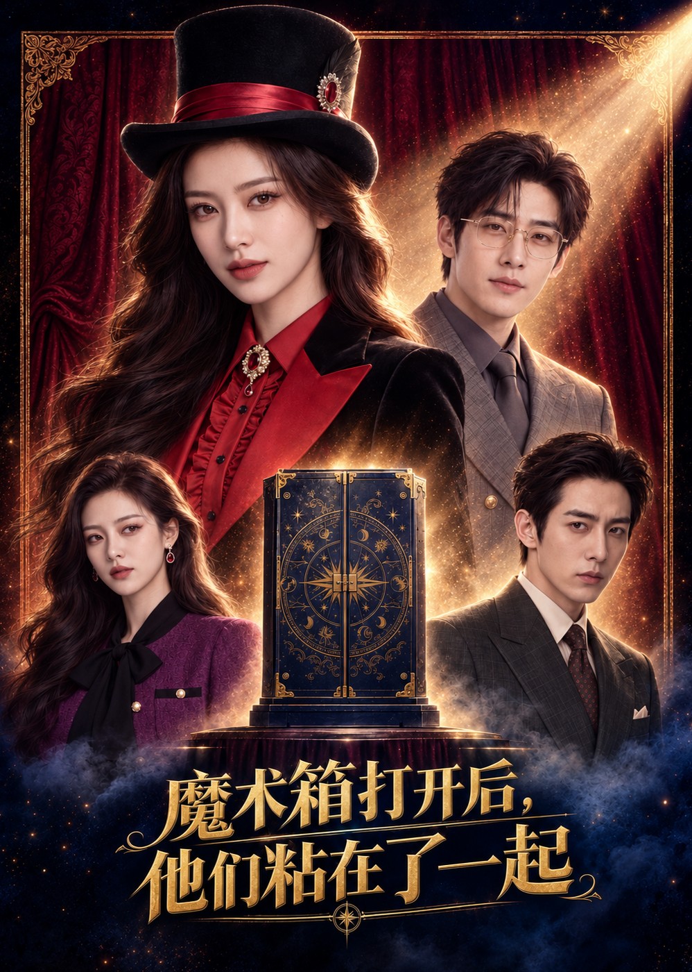 魔术箱打开后他们粘在了一起封面图