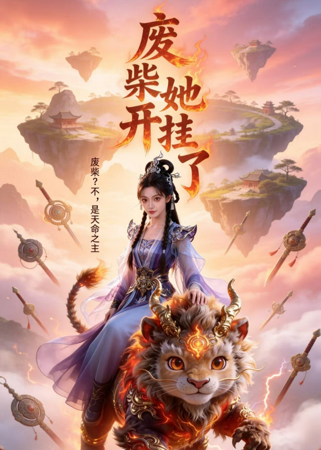 废柴她开挂了封面图