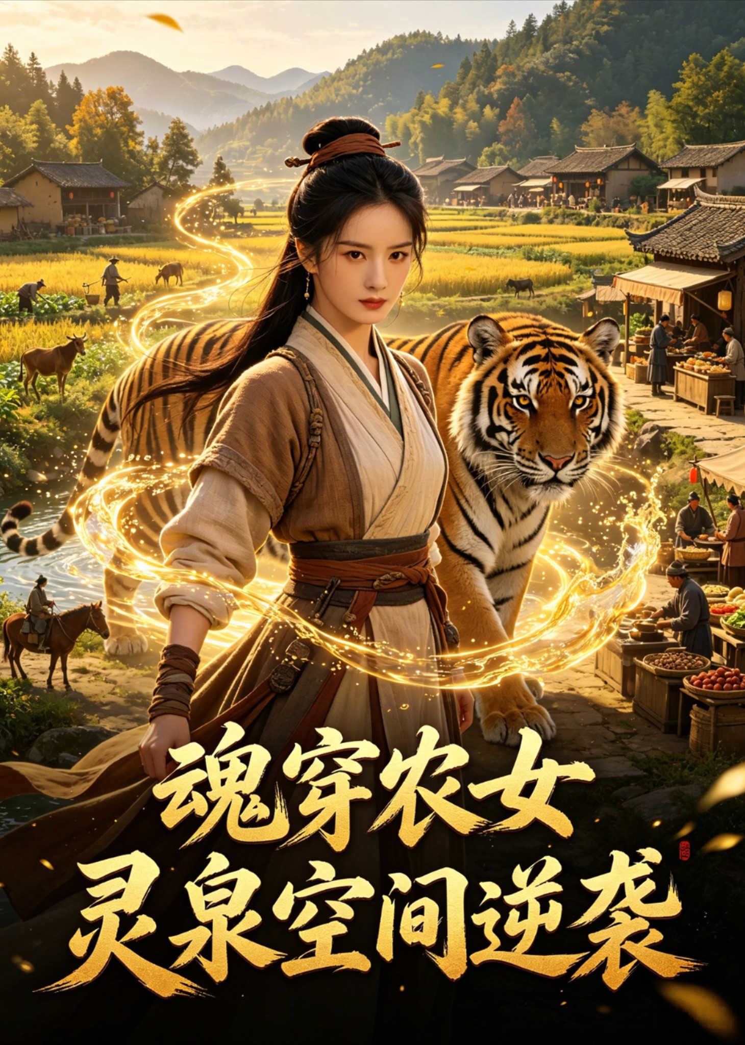 魂穿农女，灵泉空间逆袭封面图