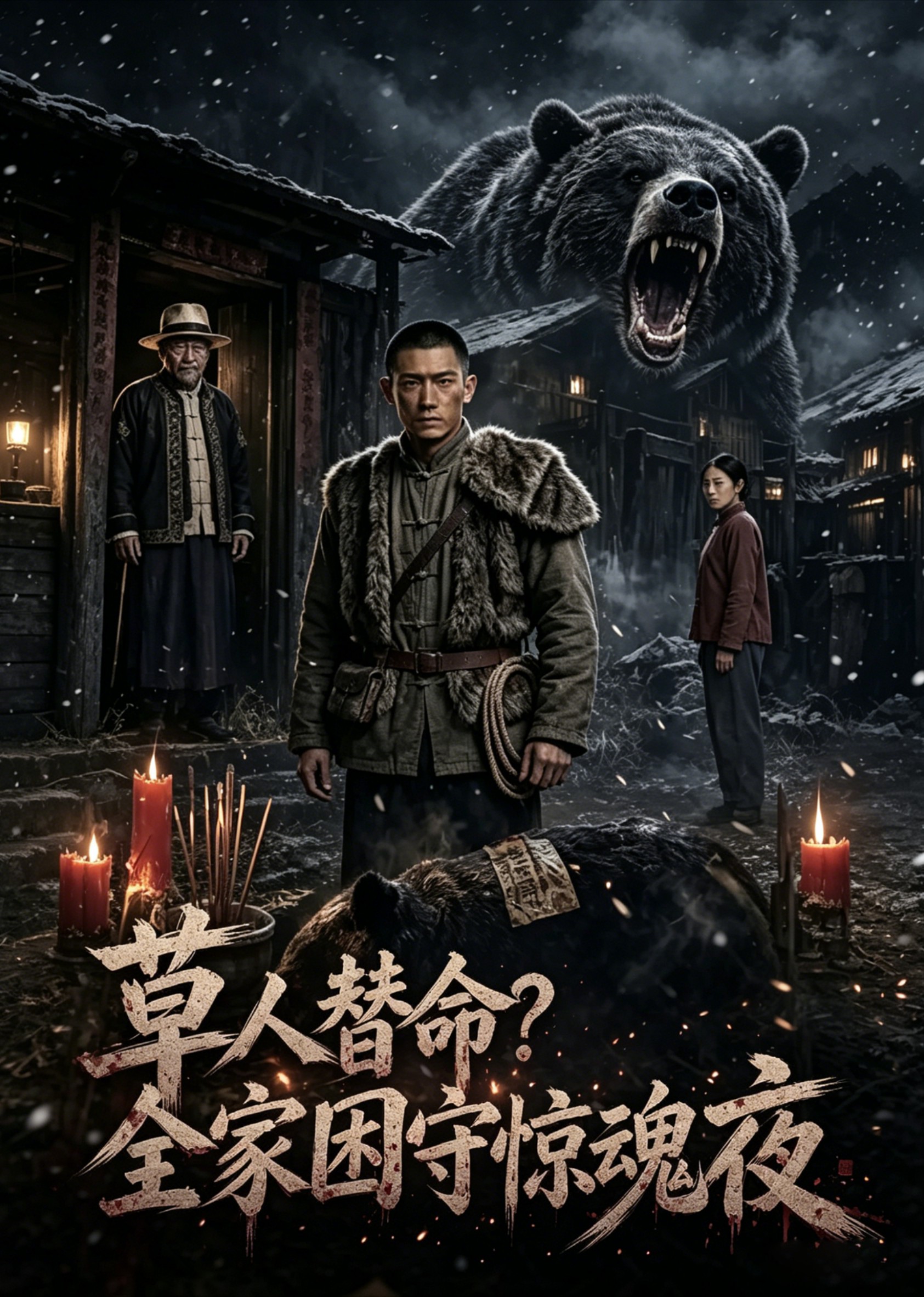 草人替命？全家困守惊魂夜