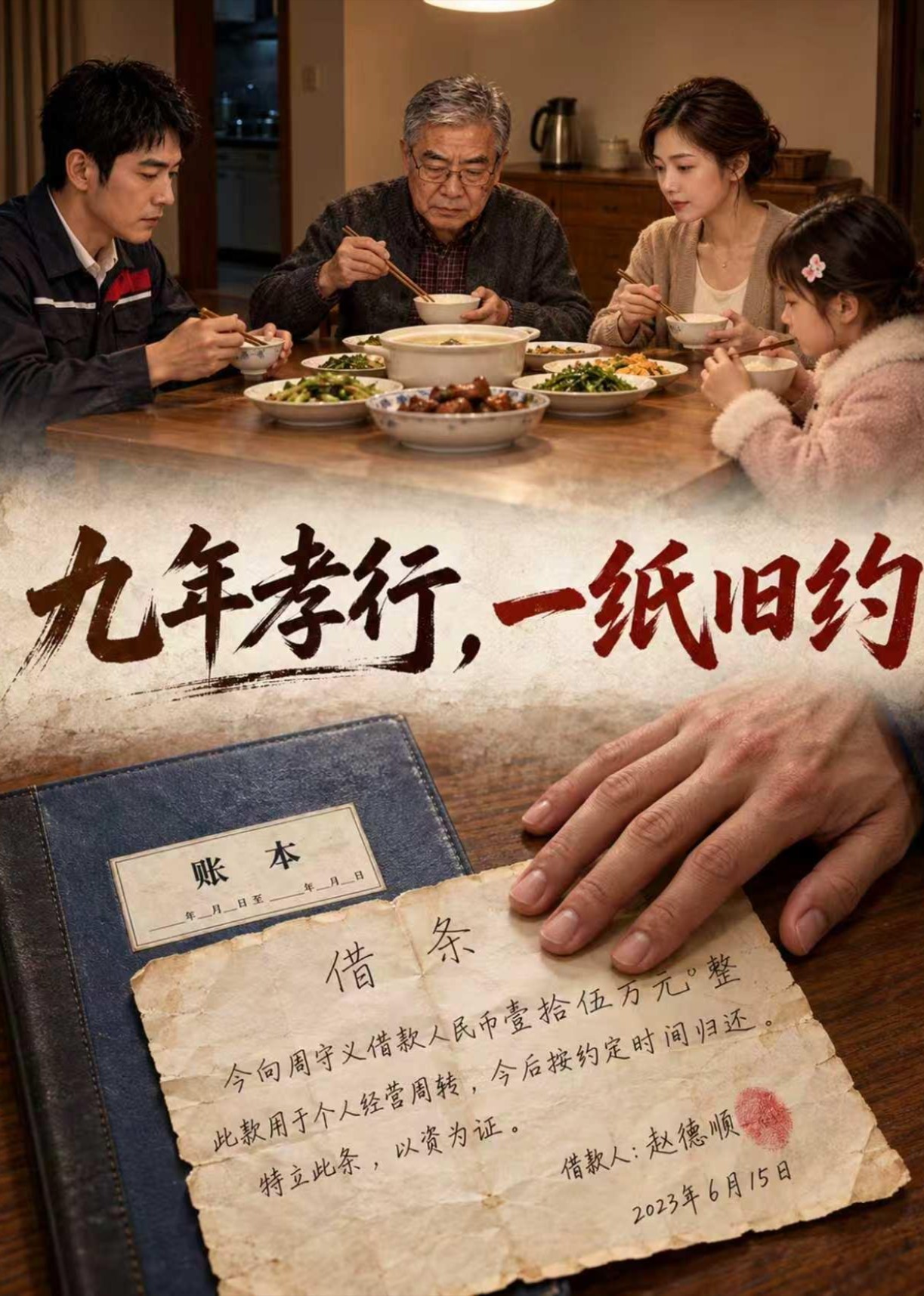 九年孝行，一纸旧约封面图