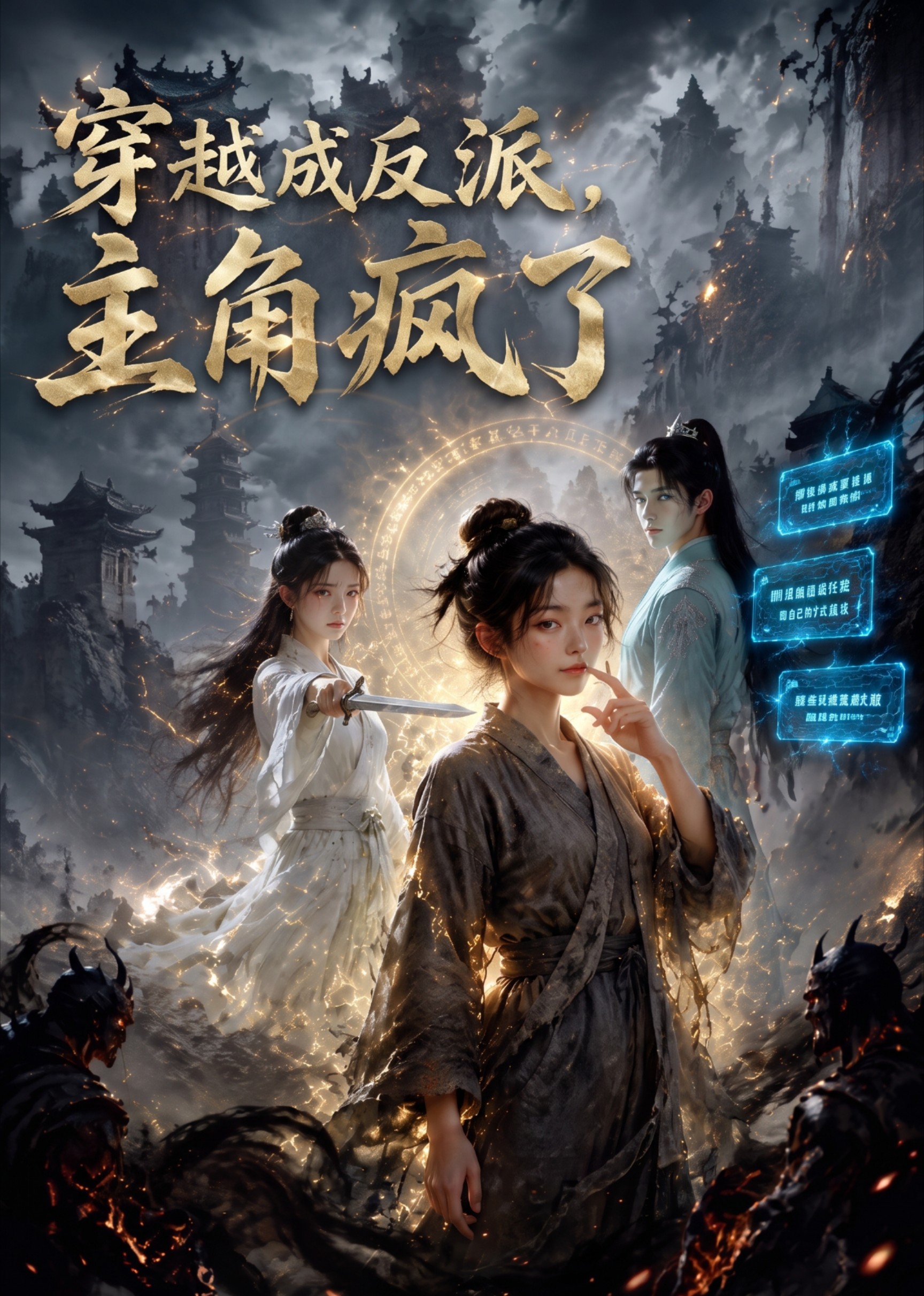穿越成反派，主角疯了封面图