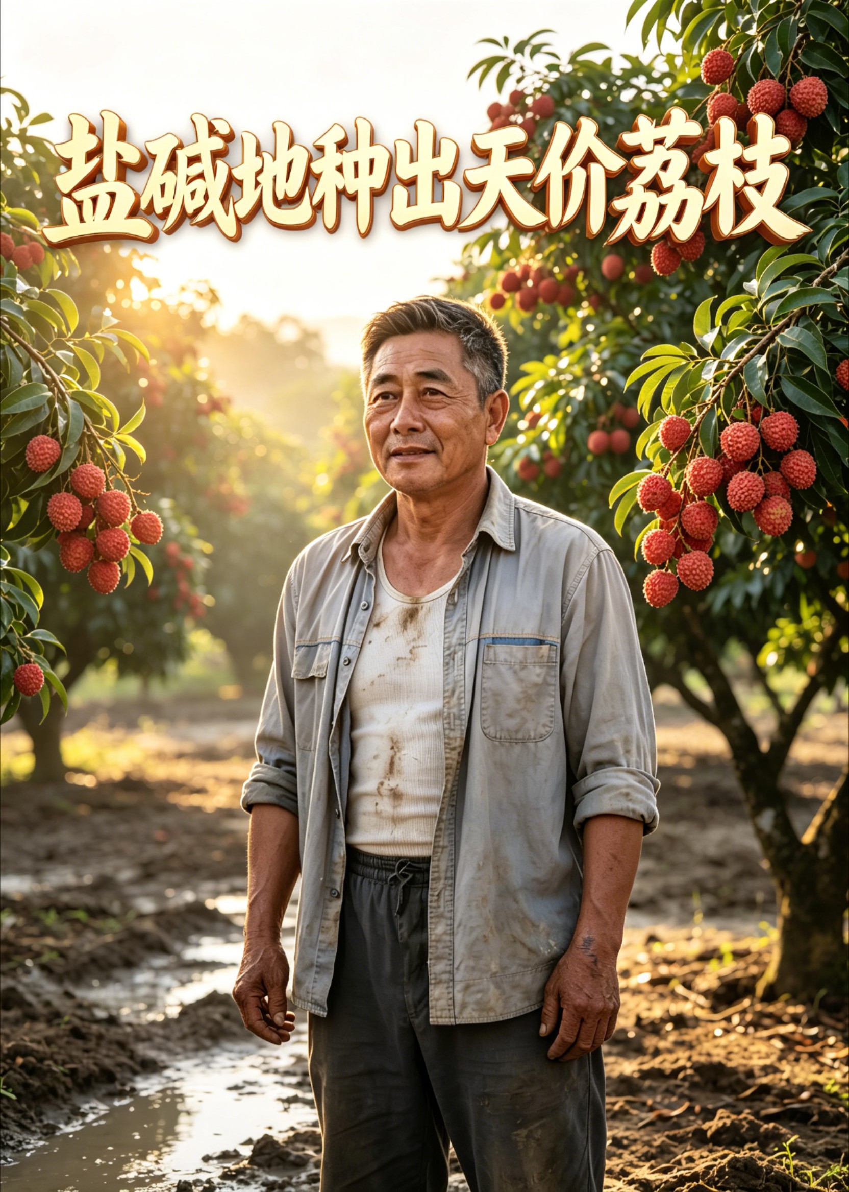 盐碱地种出天价荔枝