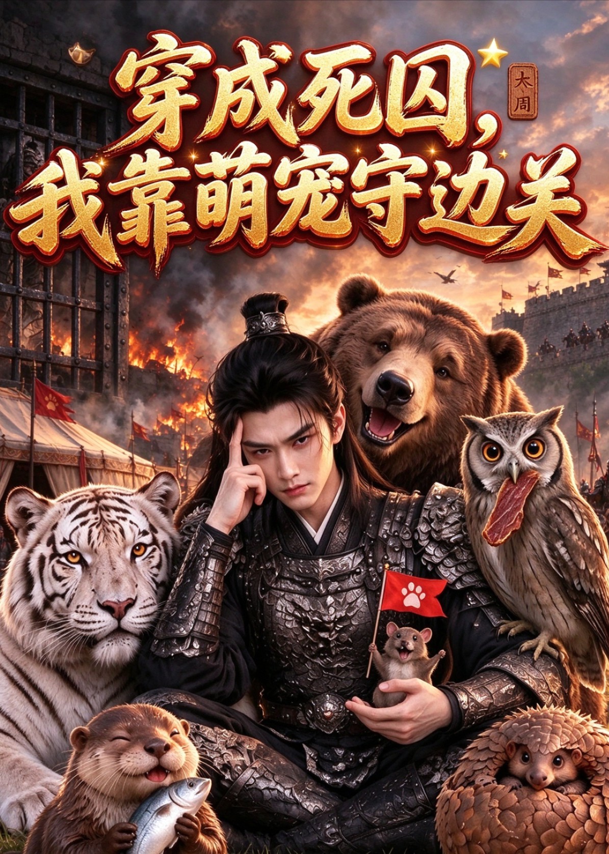 穿成死囚，我靠萌宠守边关封面图