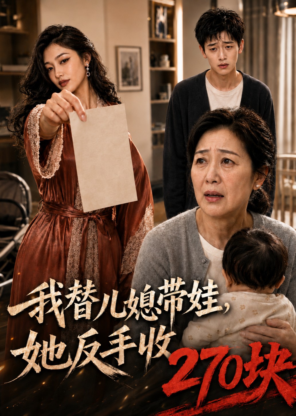 我替儿媳带娃，她反手收我270块封面图
