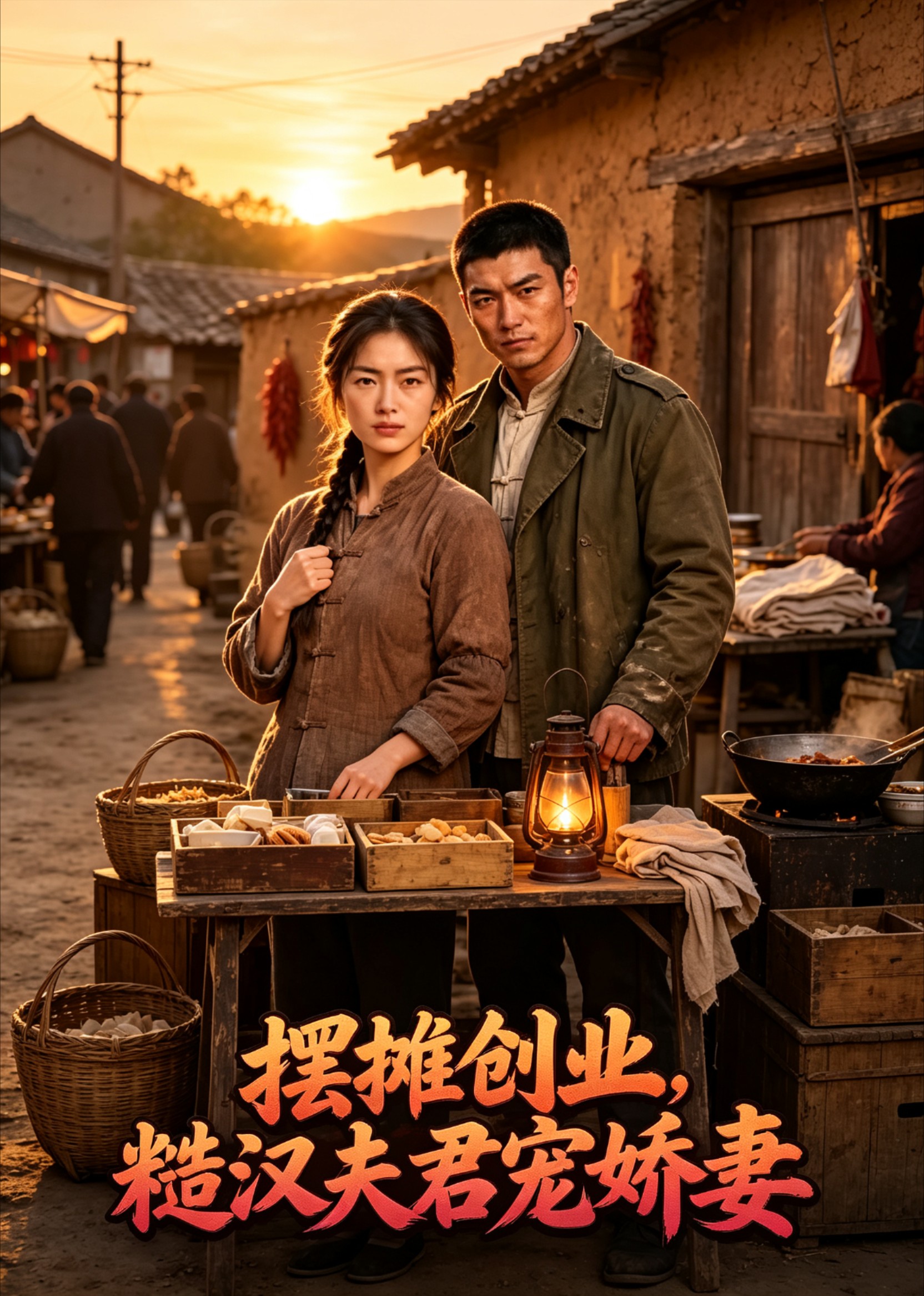 摆摊创业，糙汉夫君宠娇妻封面图
