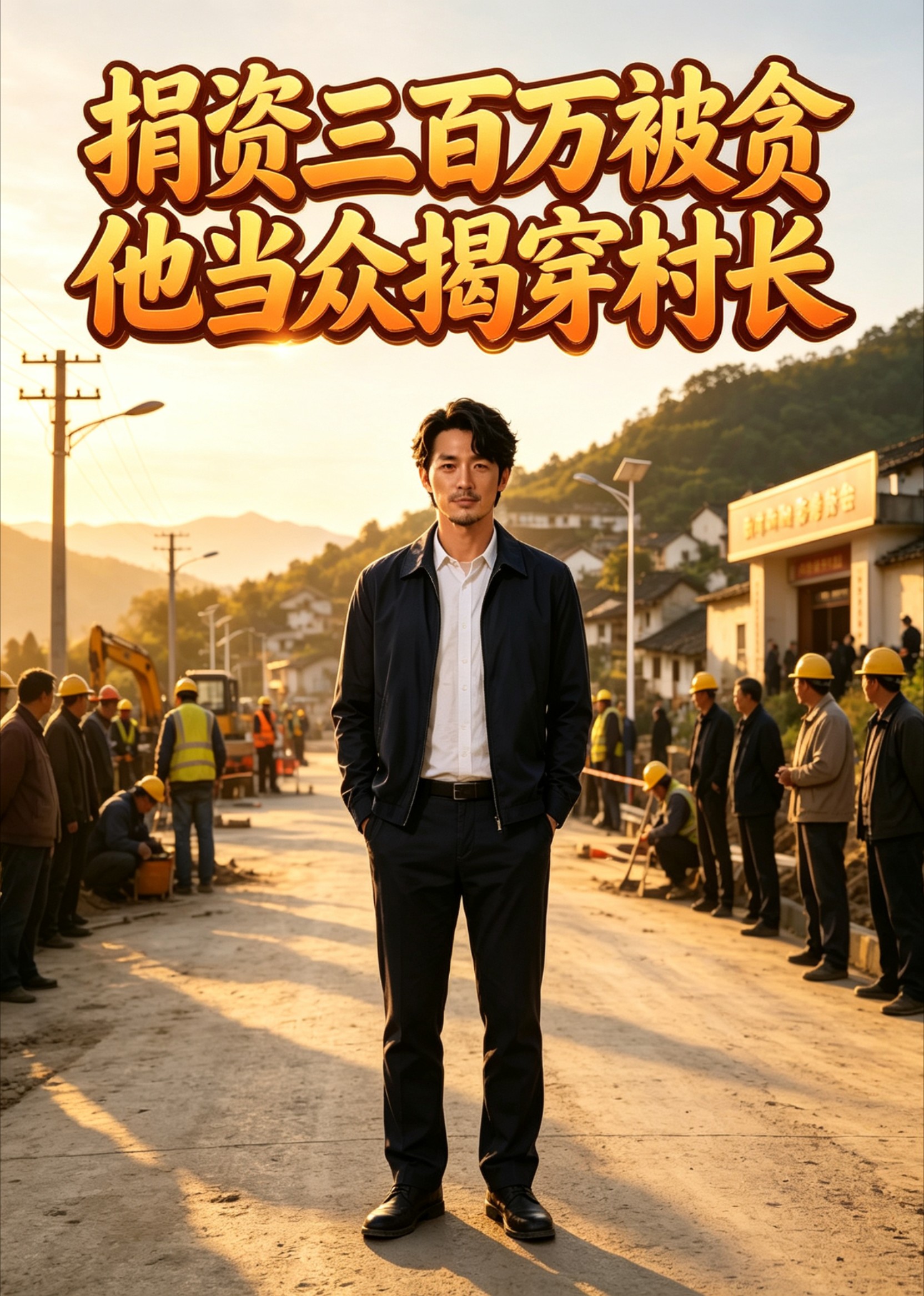 捐资三百万被贪 他当众揭穿村长