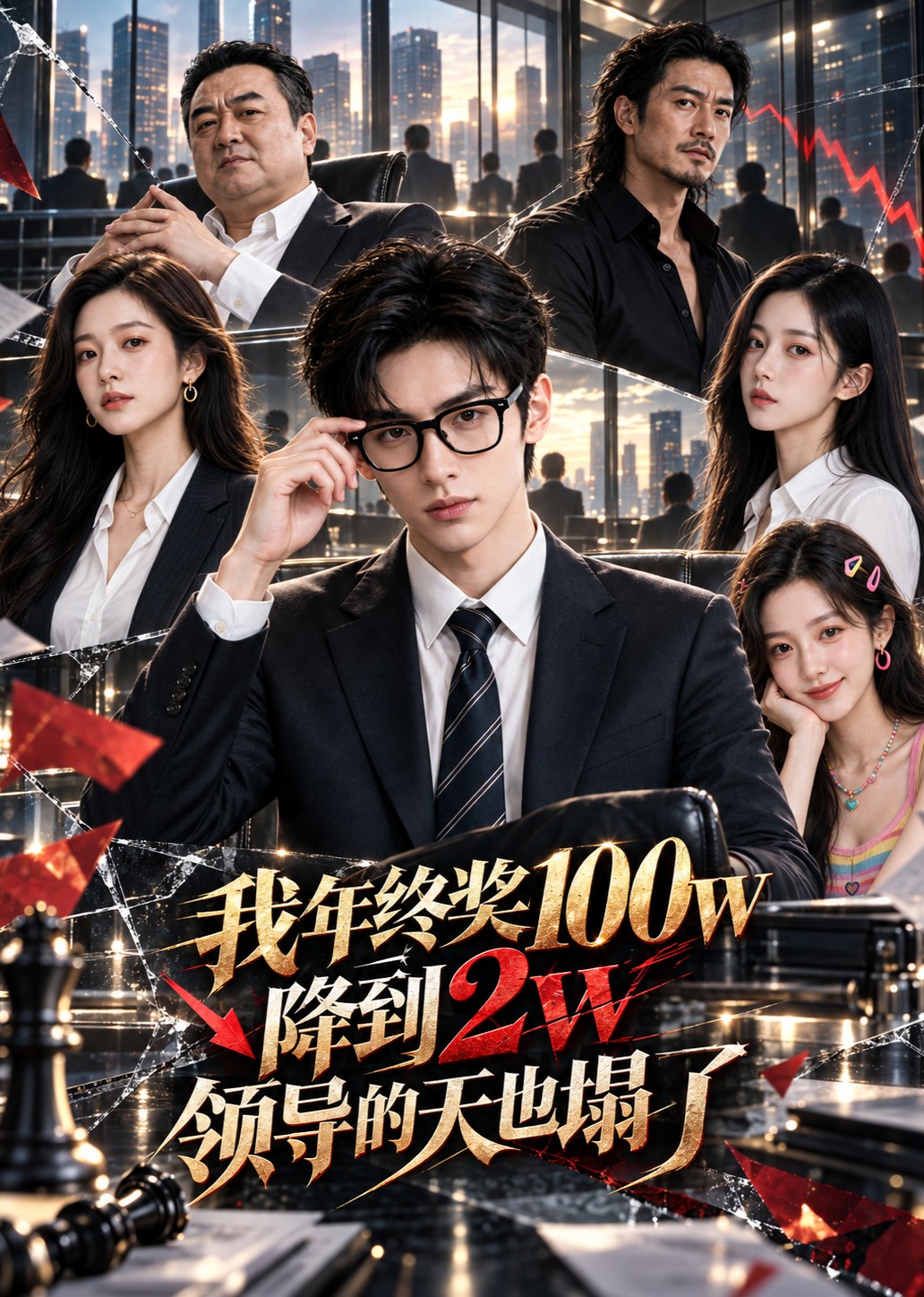 我年终奖100w降到2w，领导的天也塌了封面图