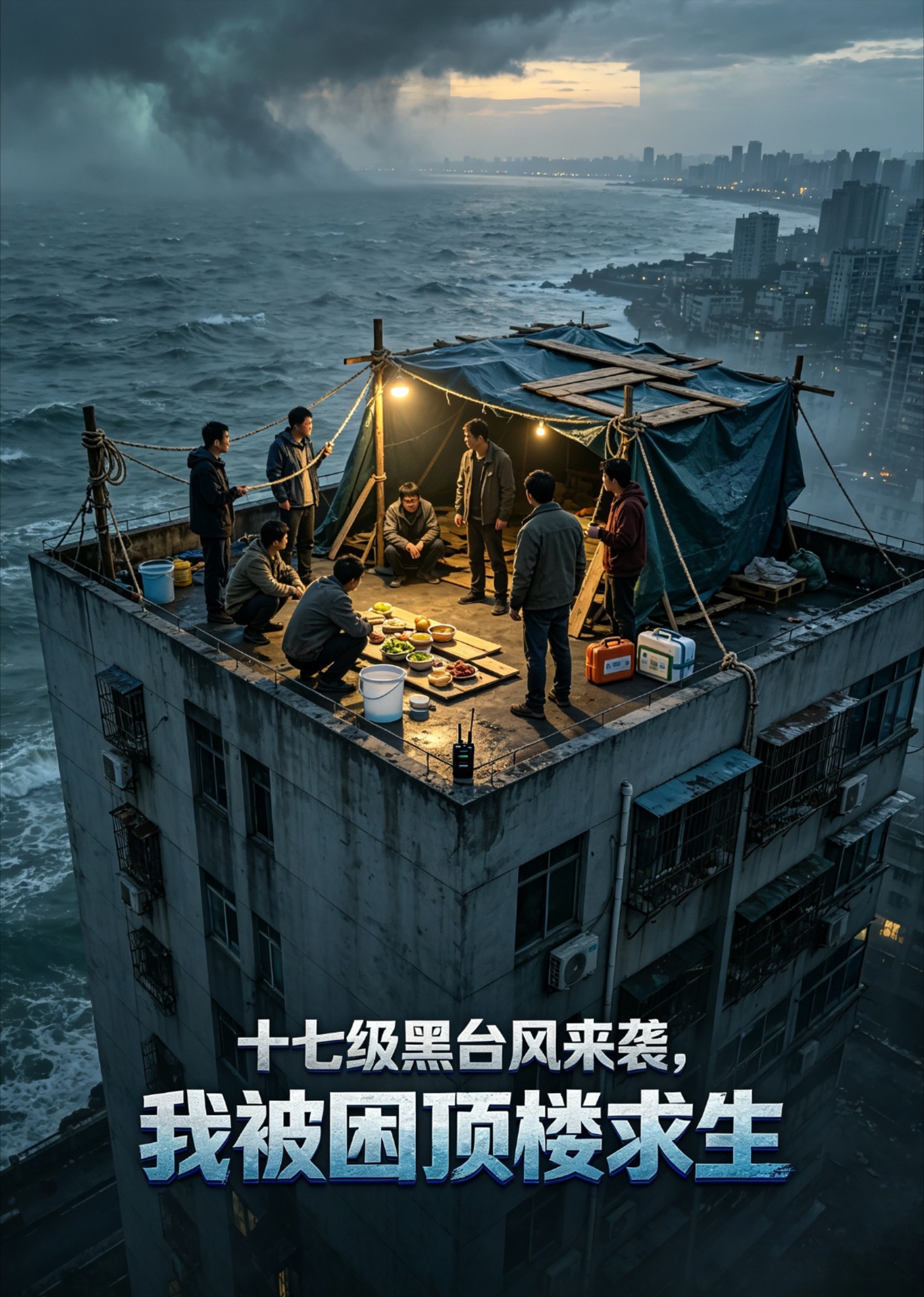 十七级黑台风来袭，我被困顶楼求生