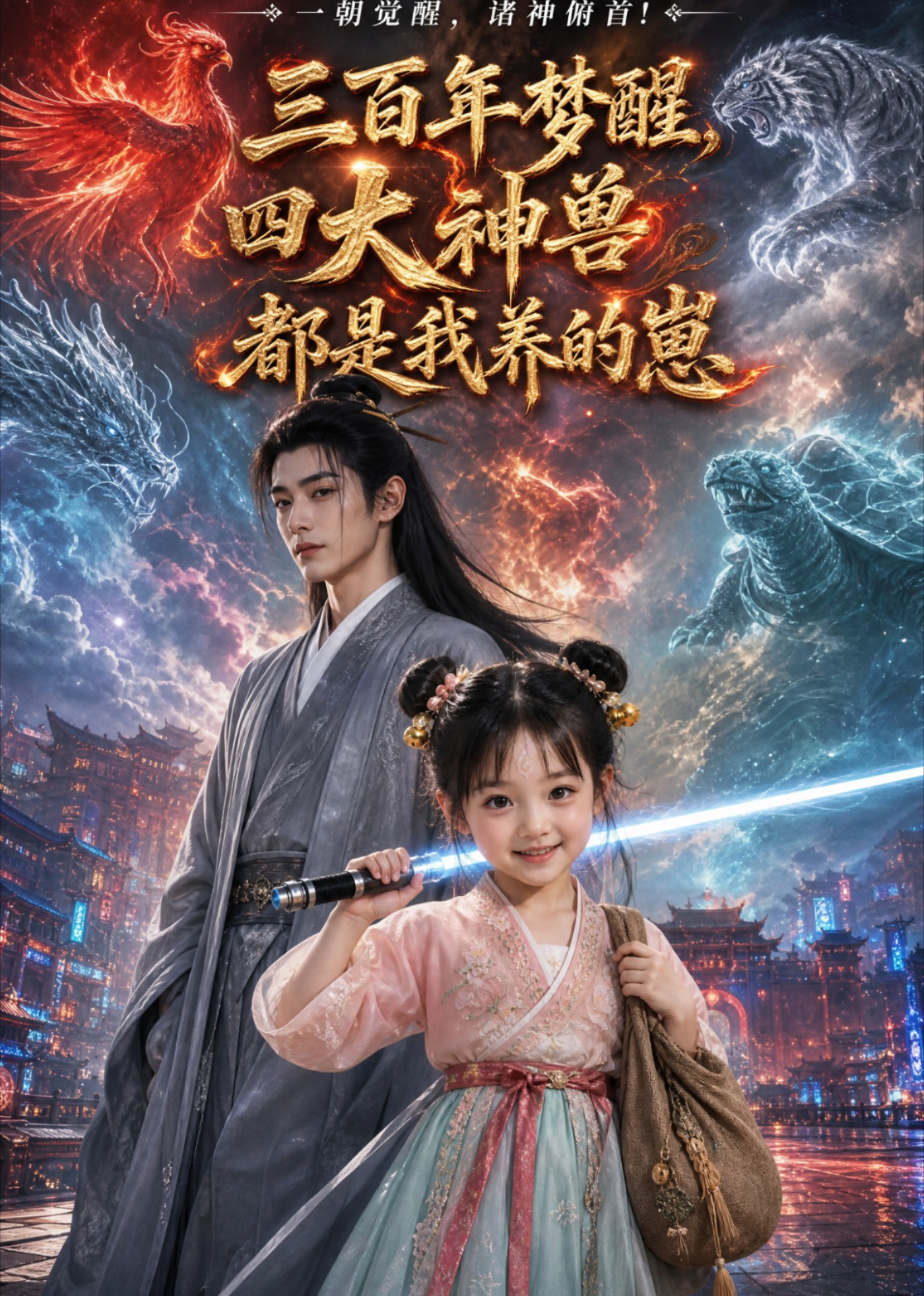 三百年梦醒，四大神兽都是我养的崽封面图